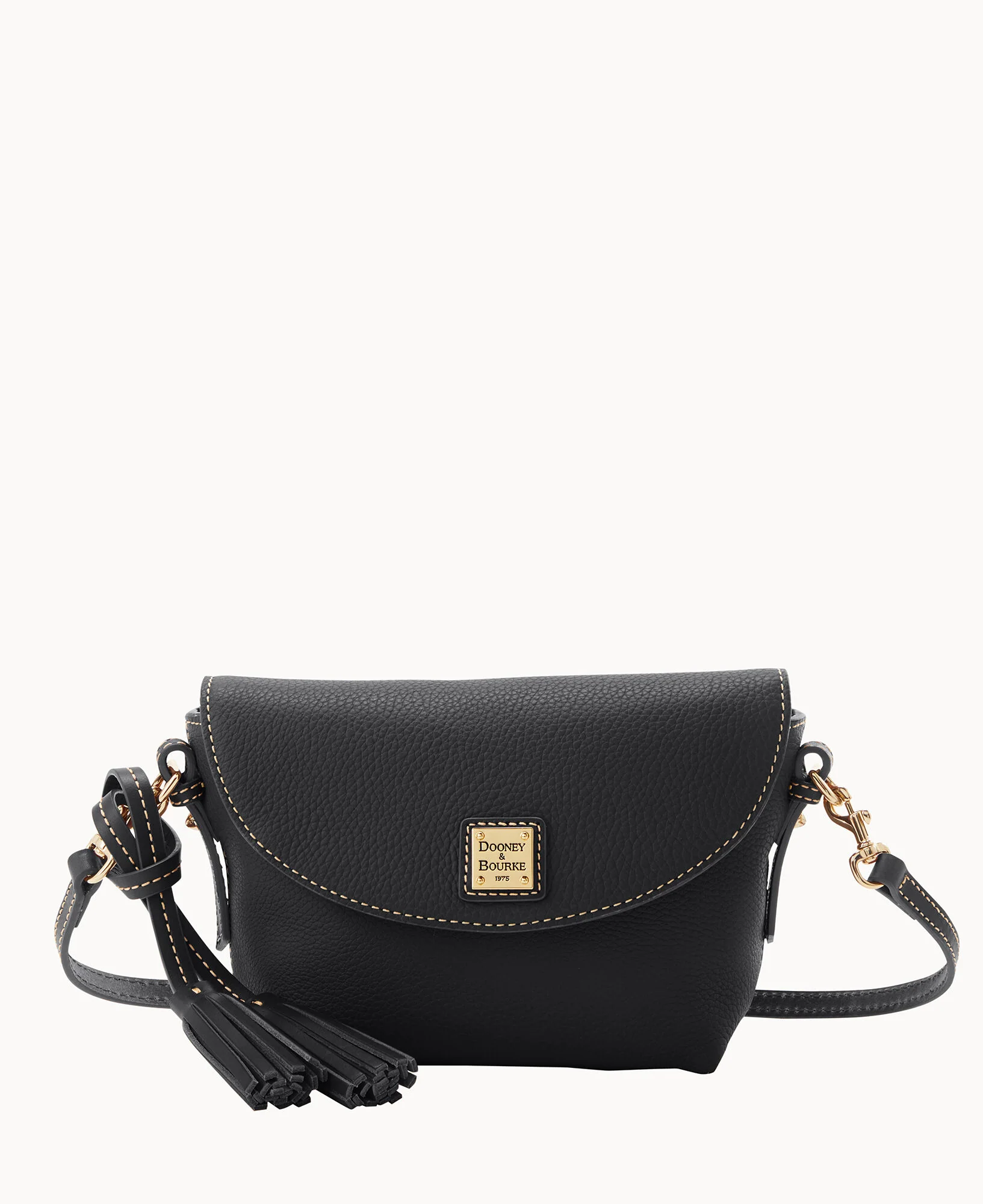 Pebble Grain Crossbody Saddle Bag - Image 5