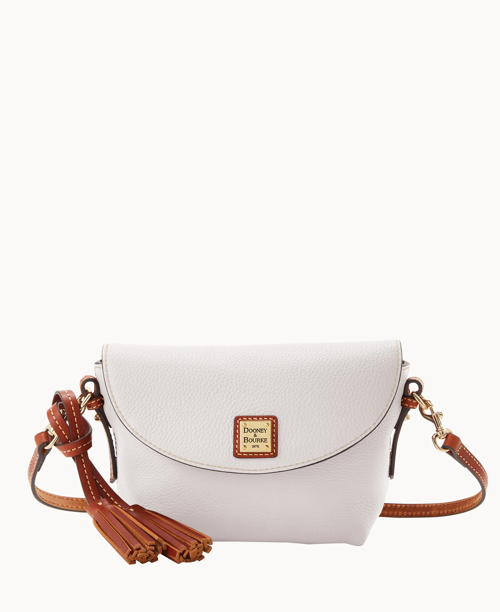 Pebble Grain Crossbody Saddle Bag - Image 57