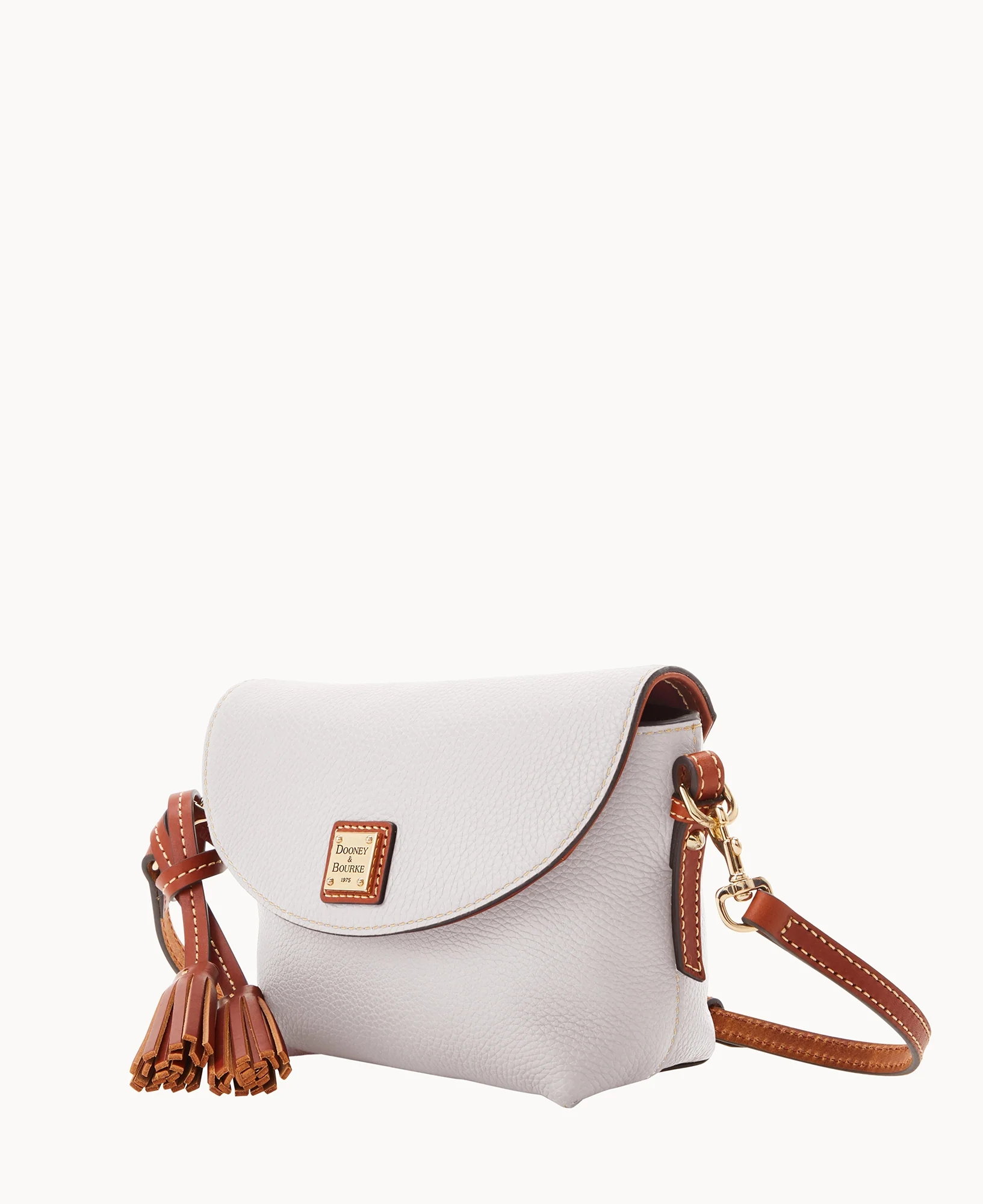 Pebble Grain Crossbody Saddle Bag - Image 58