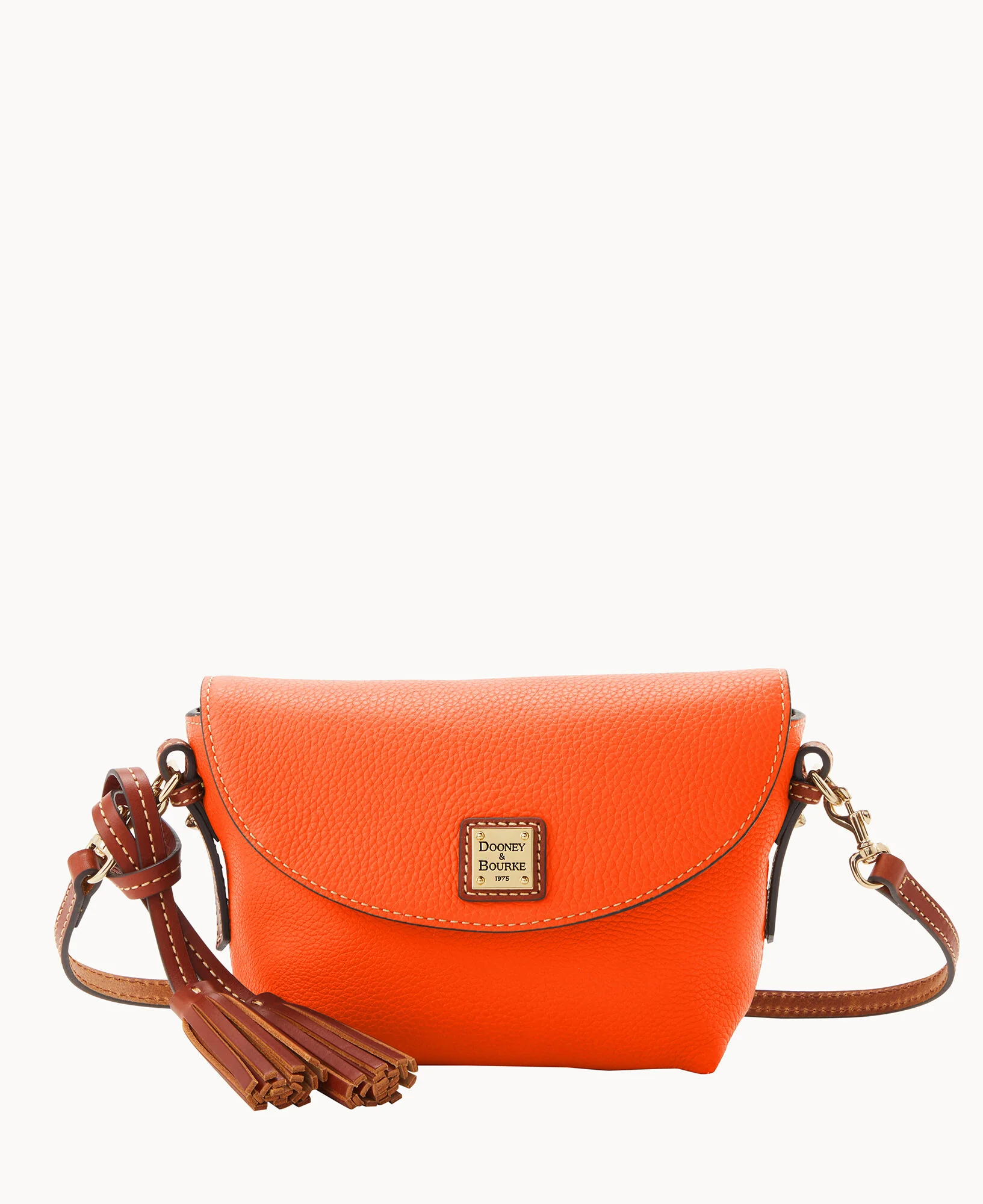 Pebble Grain Crossbody Saddle Bag - Image 69