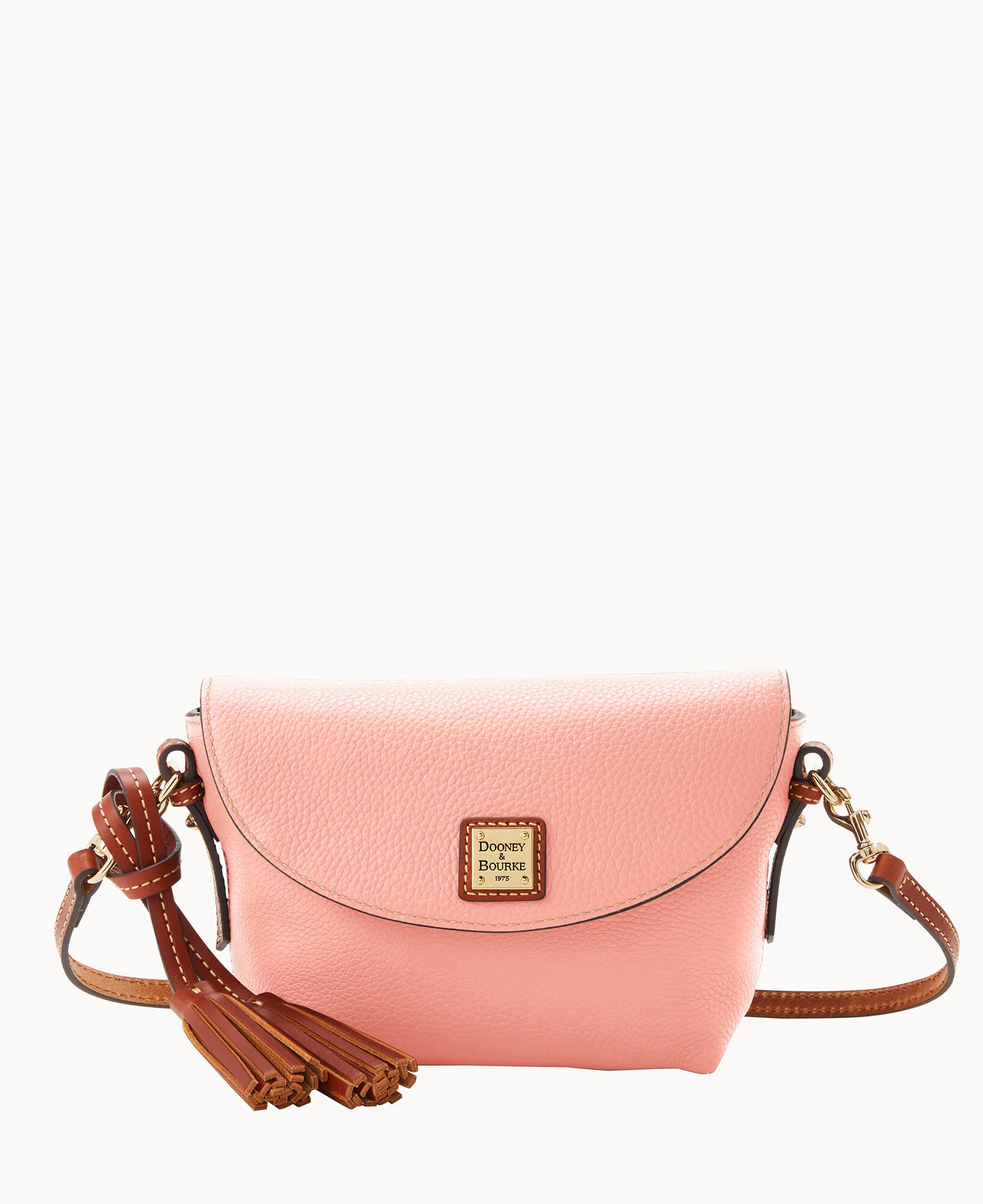 Pebble Grain Crossbody Saddle Bag - Image 85
