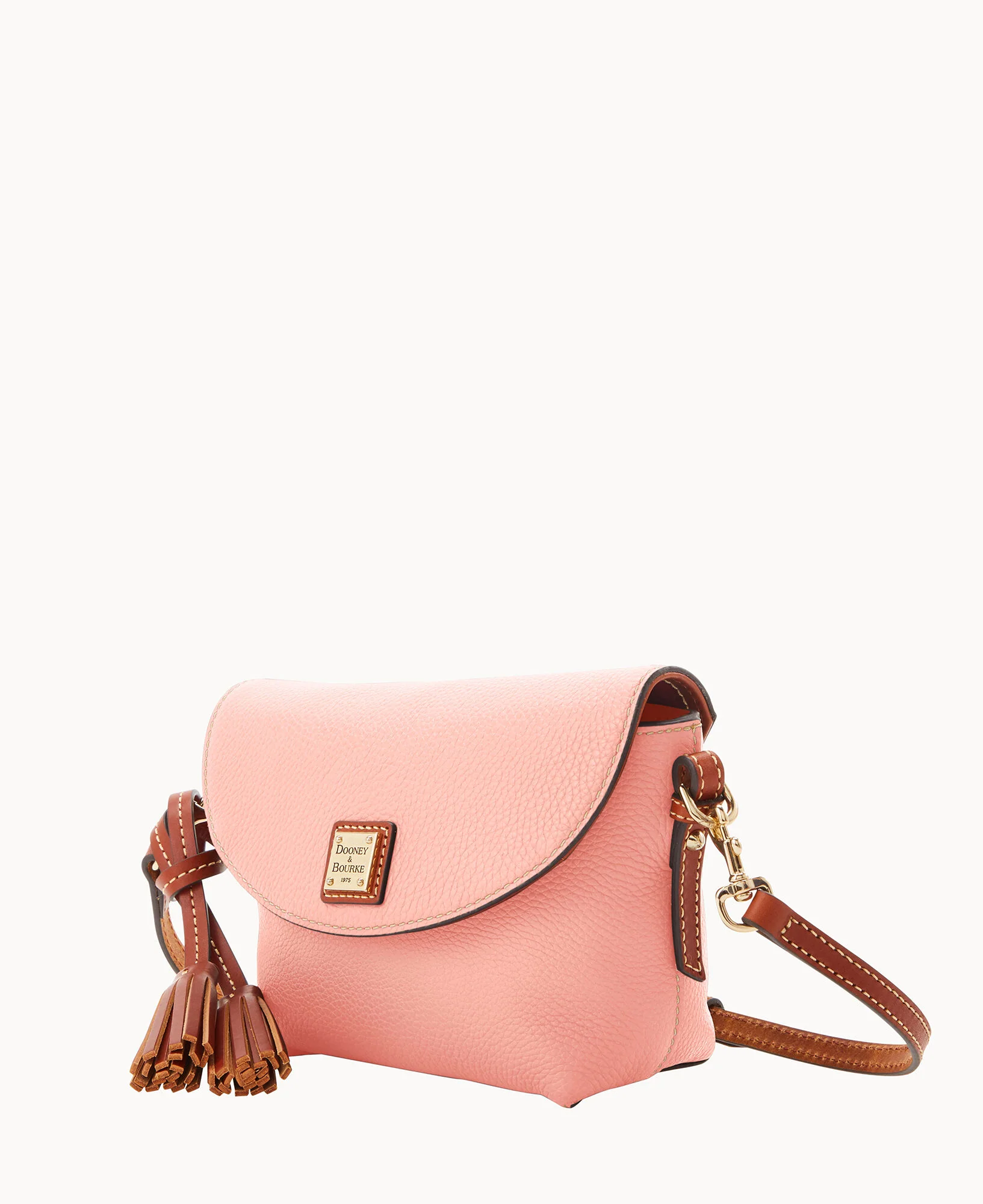 Pebble Grain Crossbody Saddle Bag - Image 86