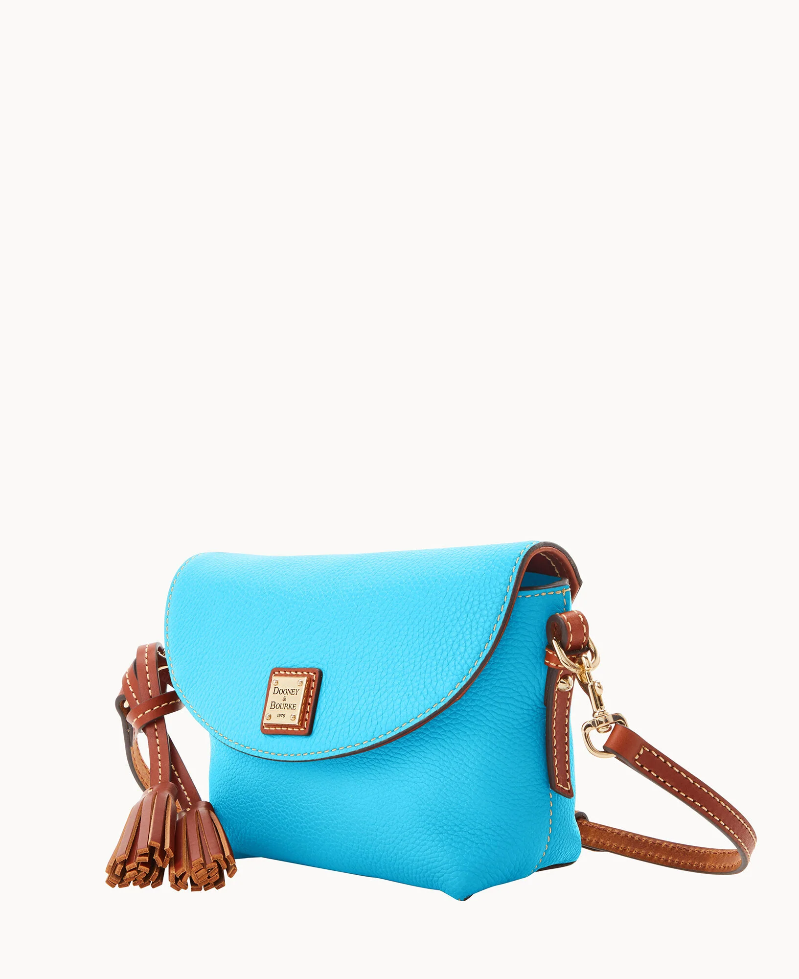 Pebble Grain Crossbody Saddle Bag - Image 90