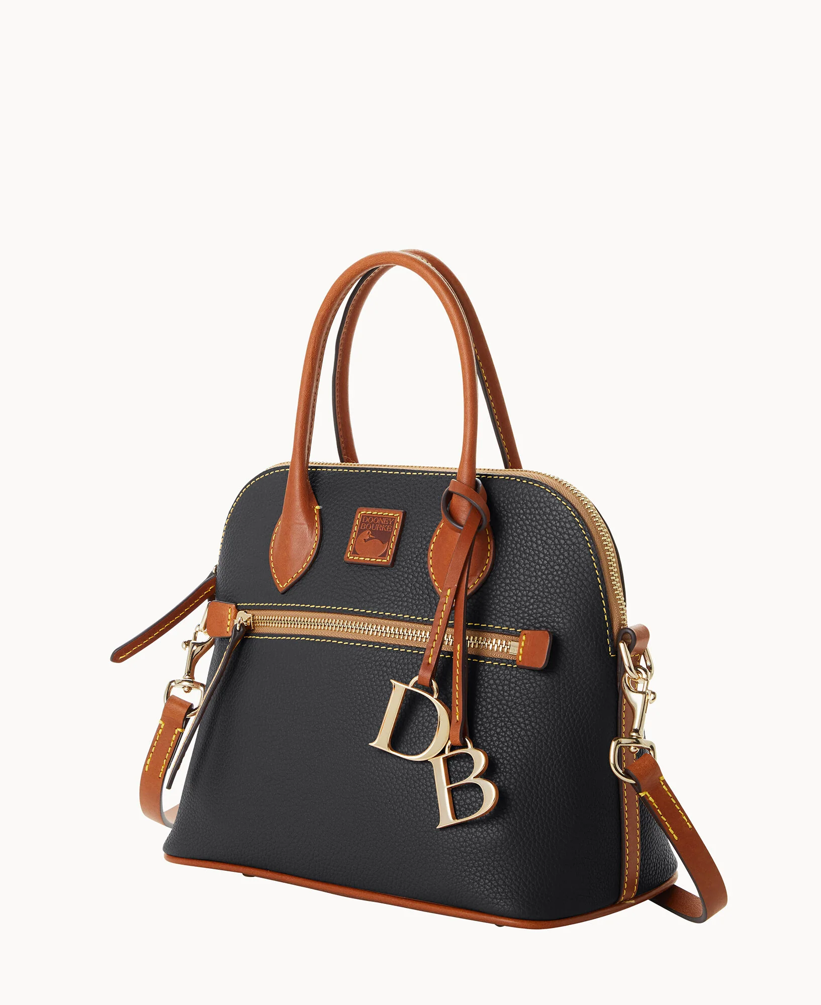 Pebble Grain Domed Satchel - Image 2