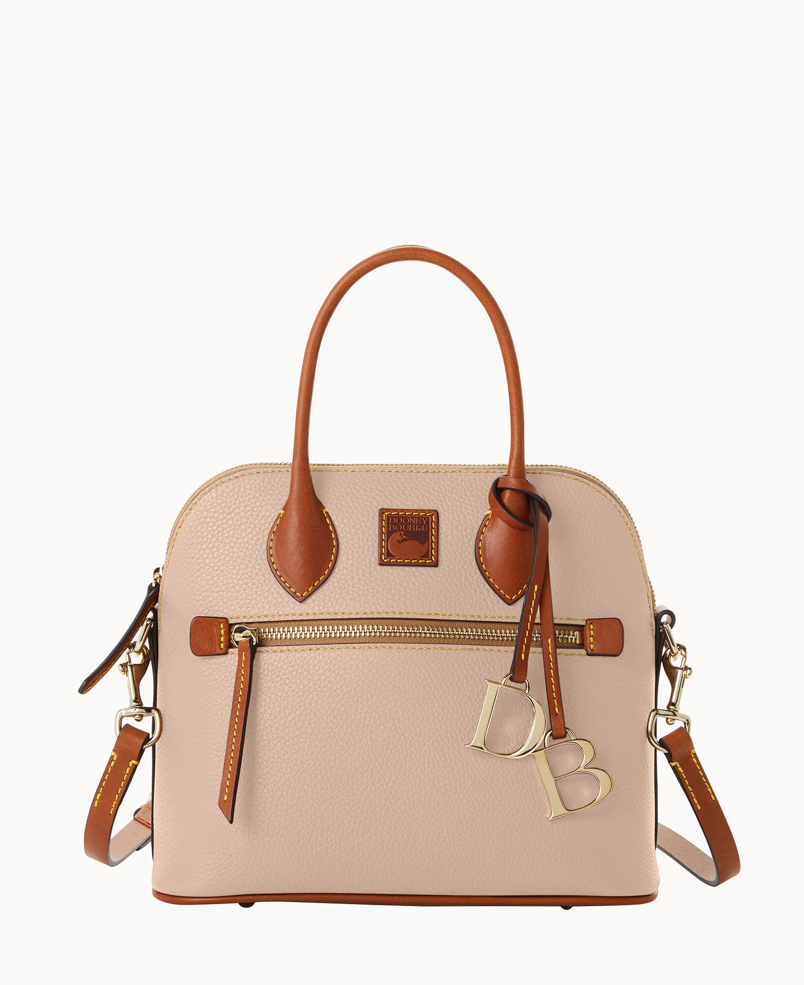 Pebble Grain Domed Satchel - Image 29