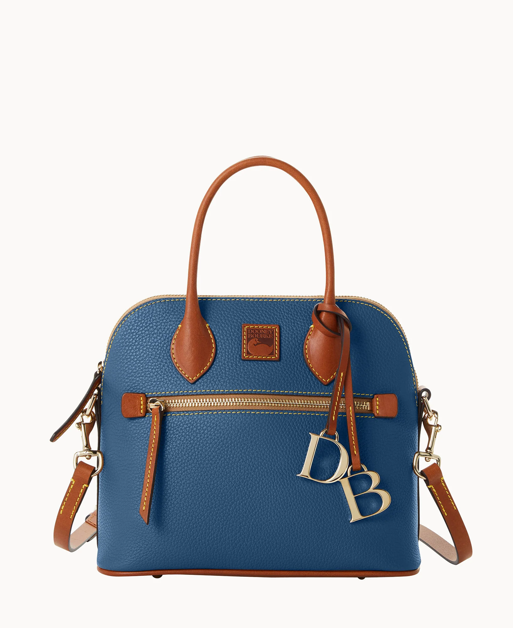 Pebble Grain Domed Satchel - Image 41
