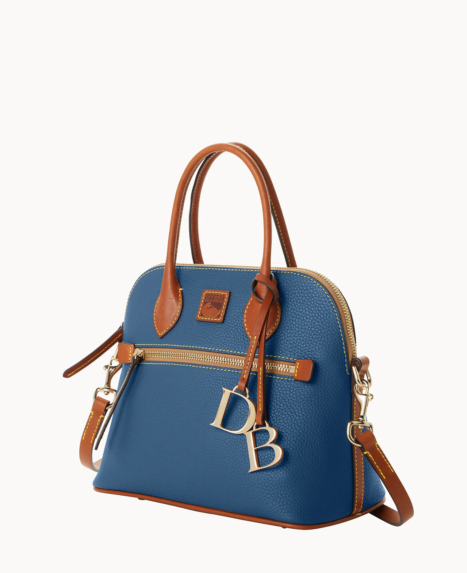Pebble Grain Domed Satchel - Image 42