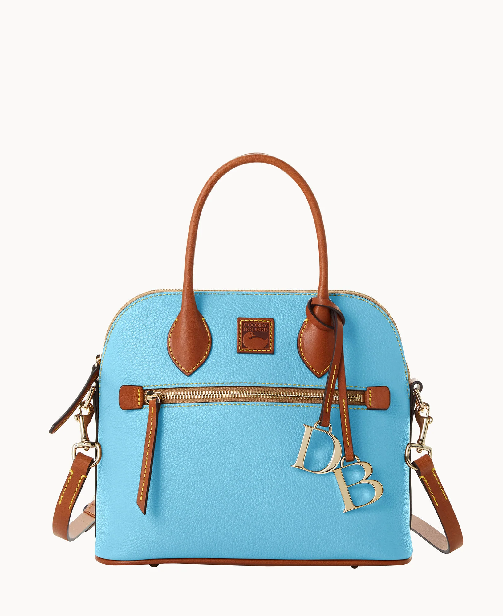 Pebble Grain Domed Satchel - Image 45