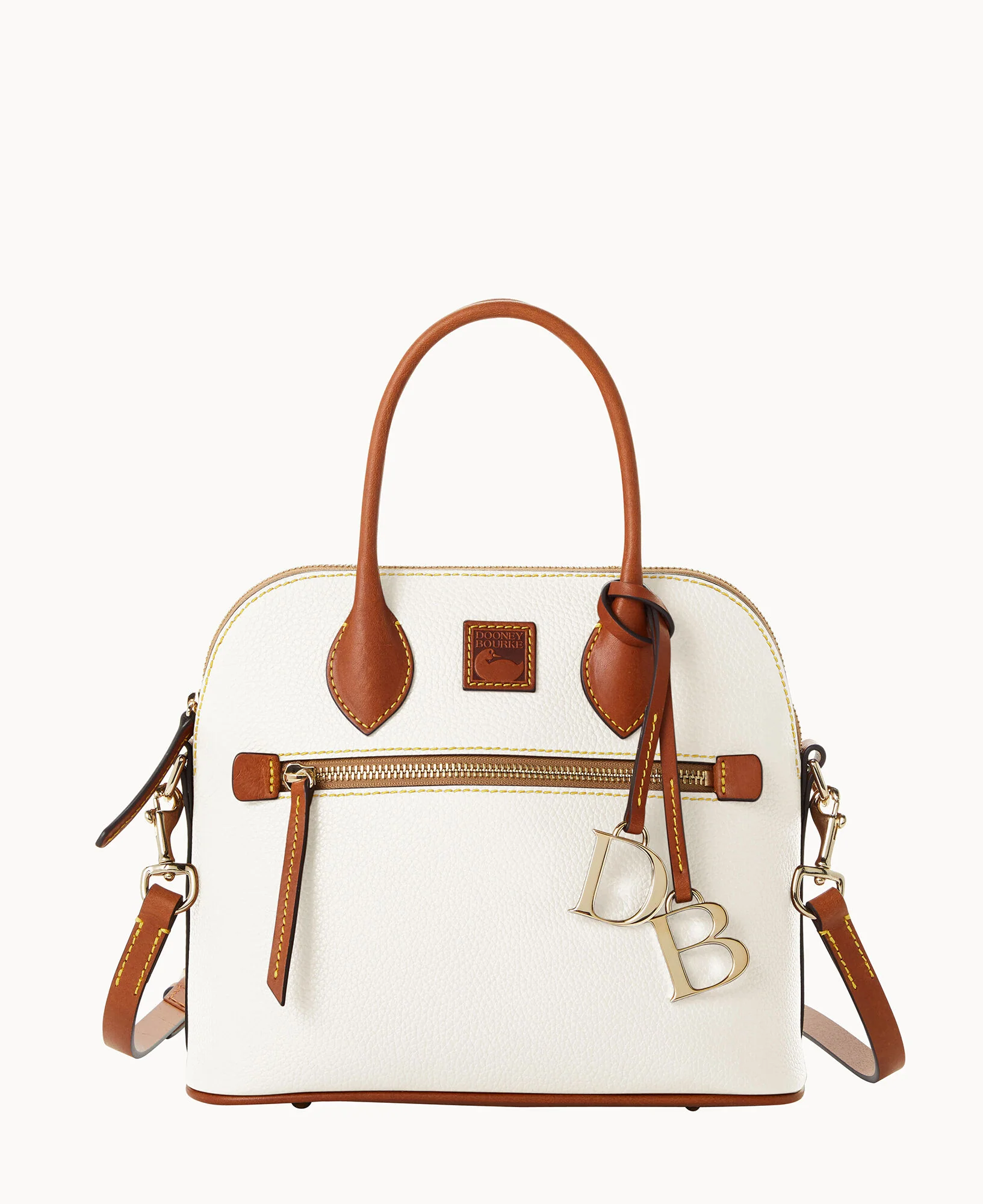 Pebble Grain Domed Satchel - Image 49