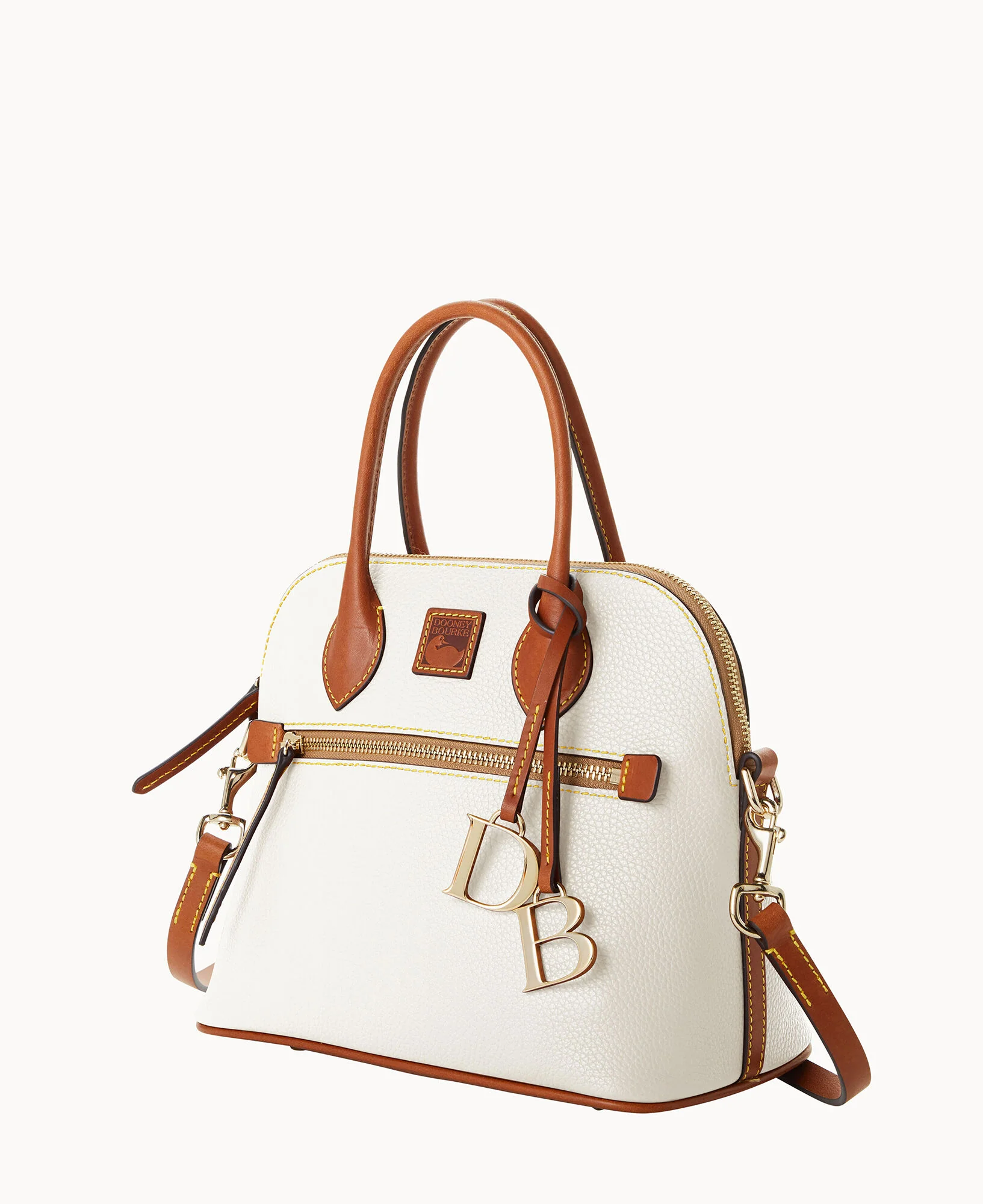 Pebble Grain Domed Satchel - Image 50