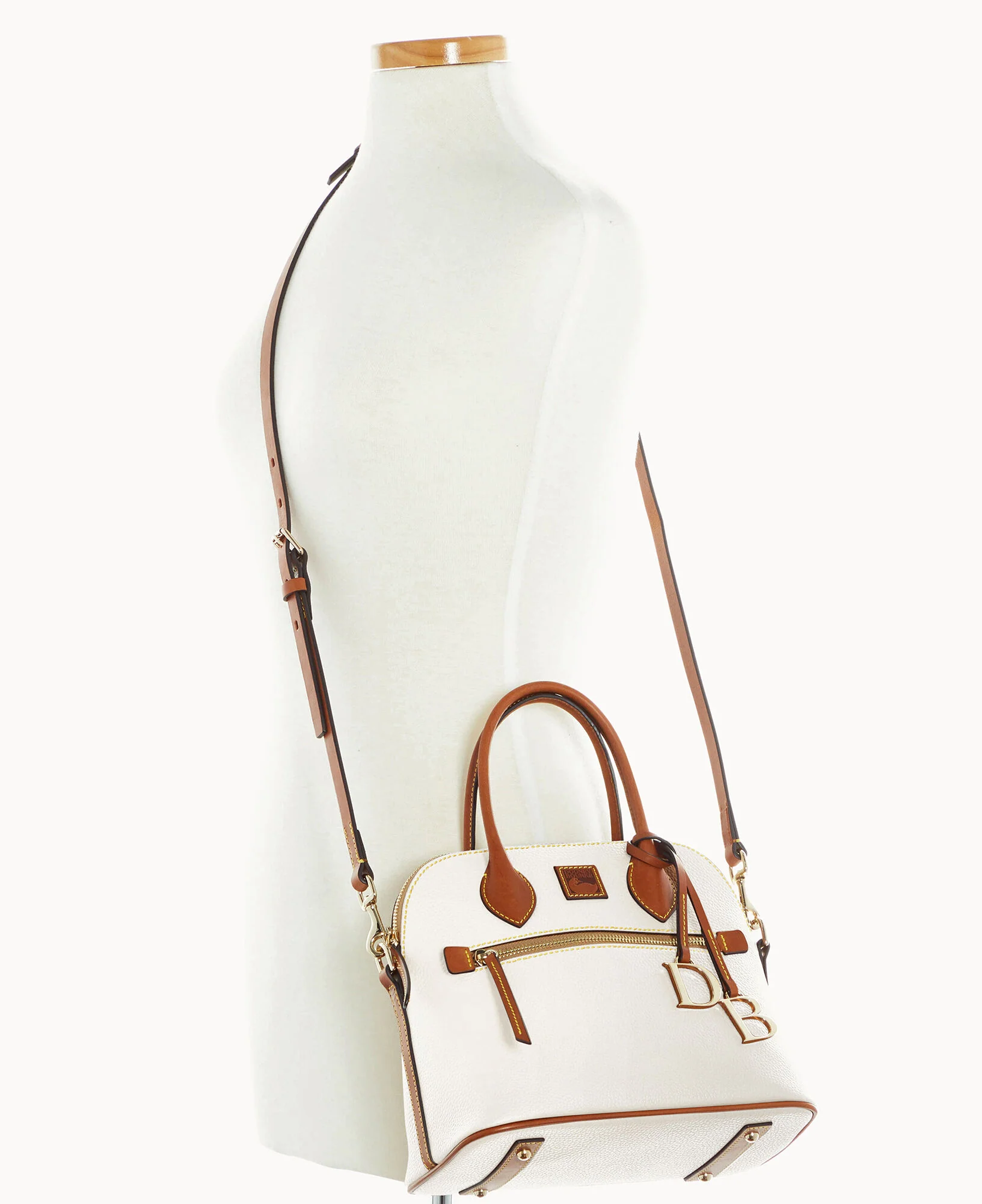Pebble Grain Domed Satchel - Image 52