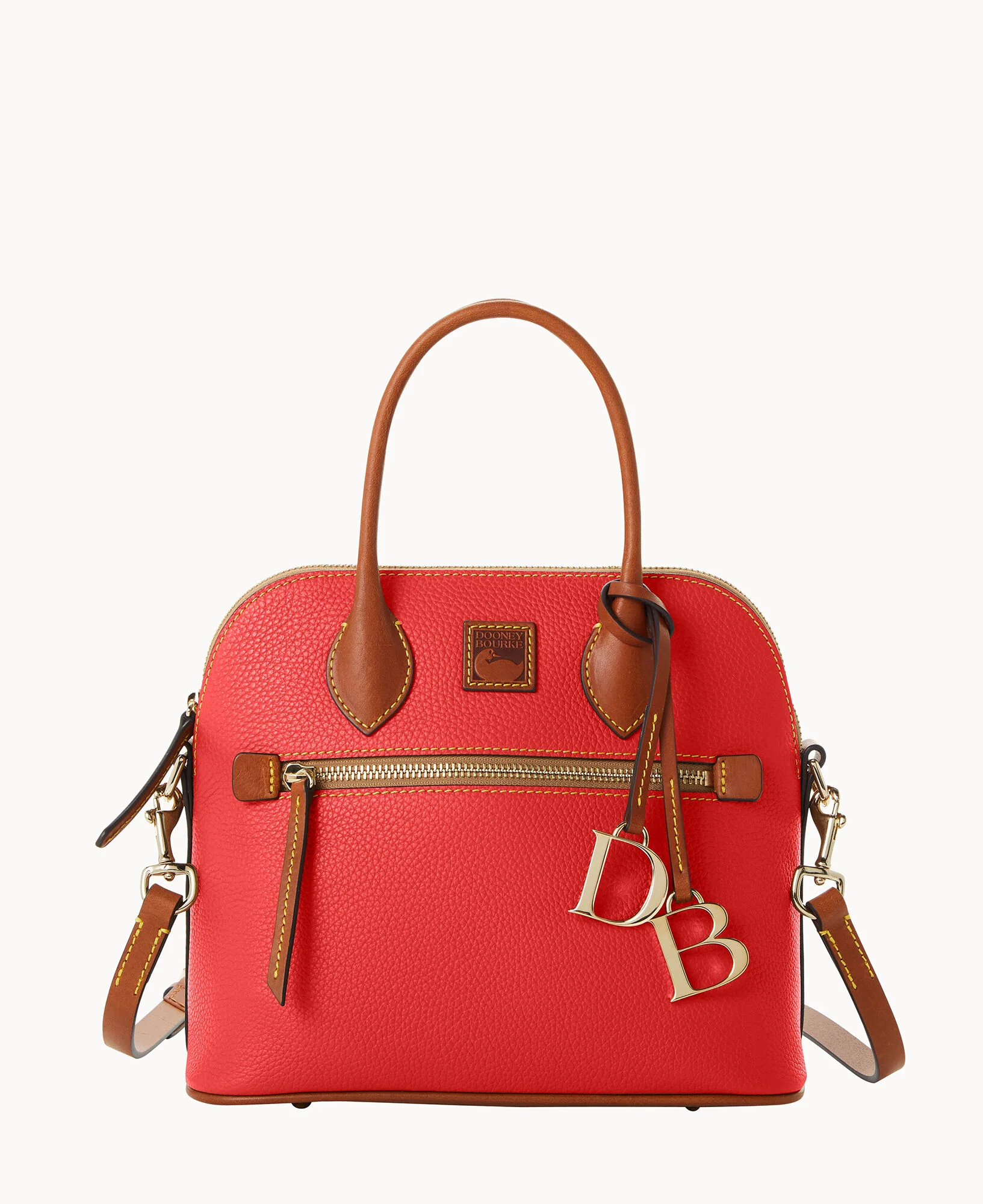Pebble Grain Domed Satchel - Image 53