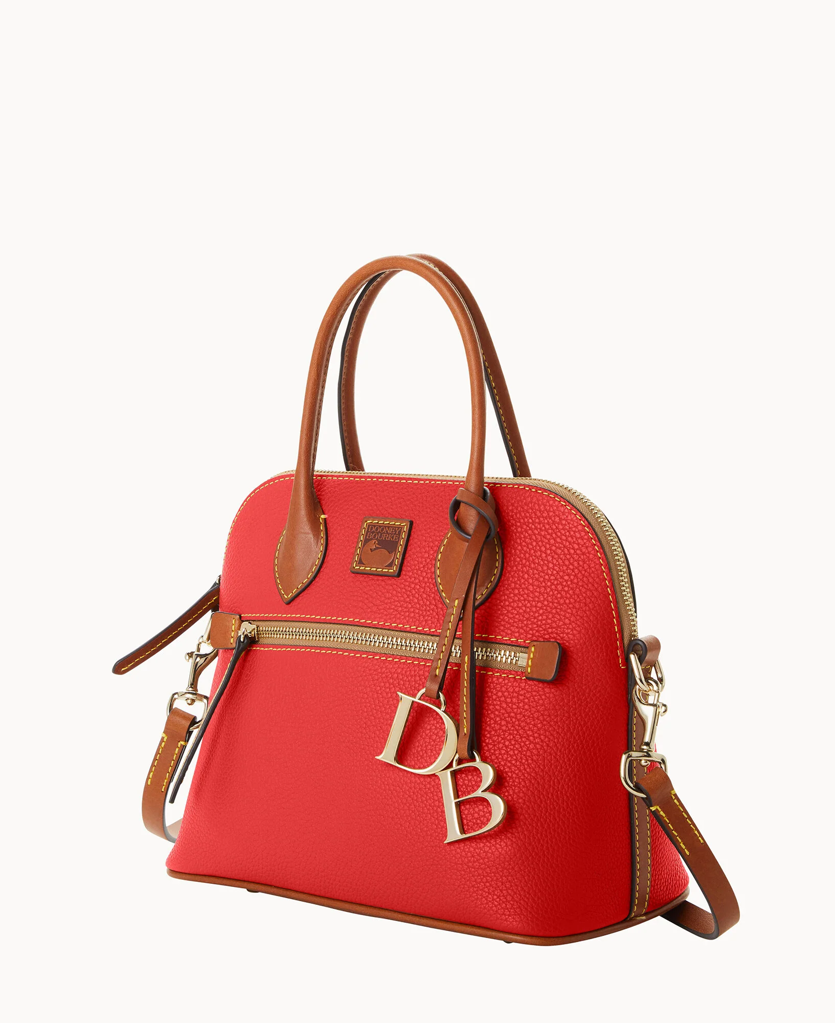 Pebble Grain Domed Satchel - Image 54
