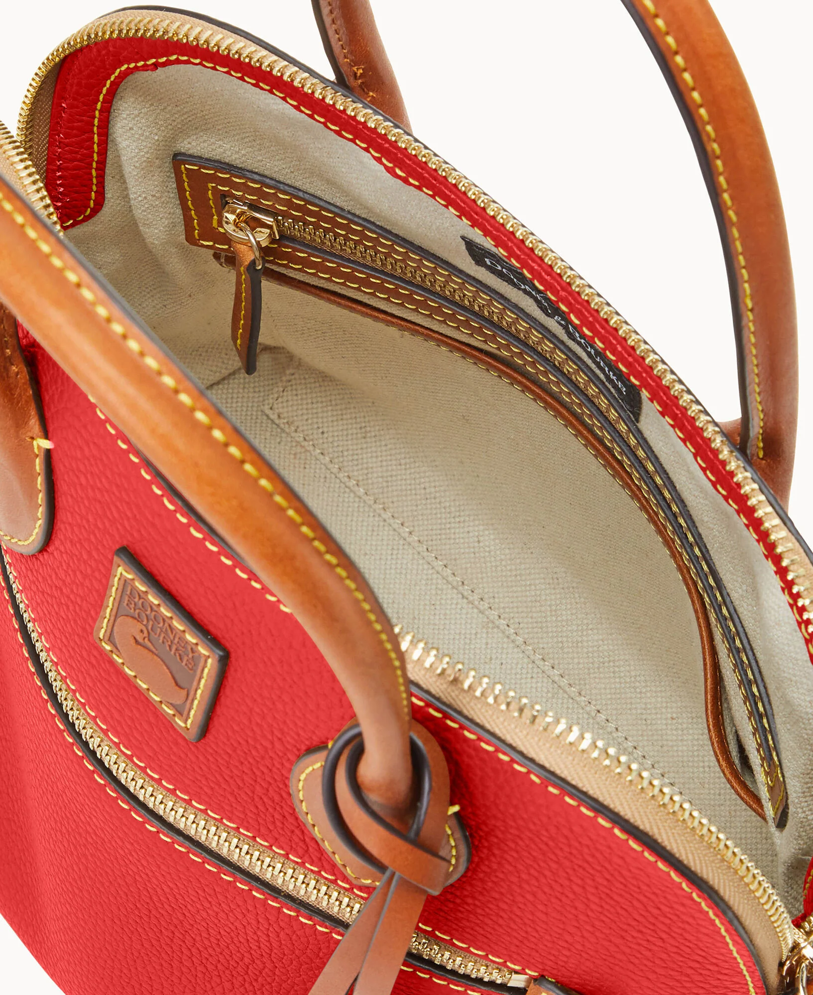 Pebble Grain Domed Satchel - Image 55