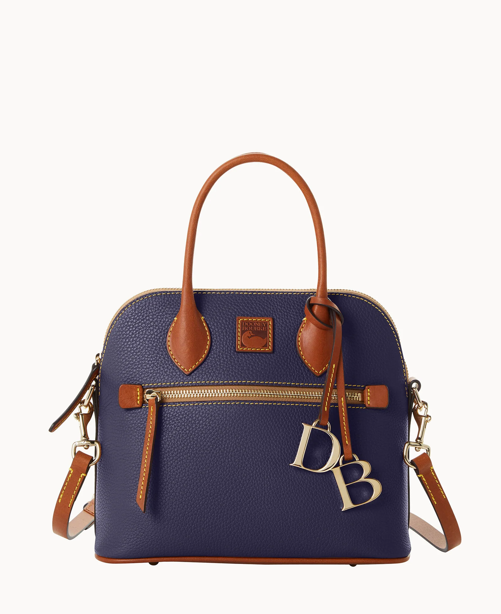 Pebble Grain Domed Satchel - Image 57