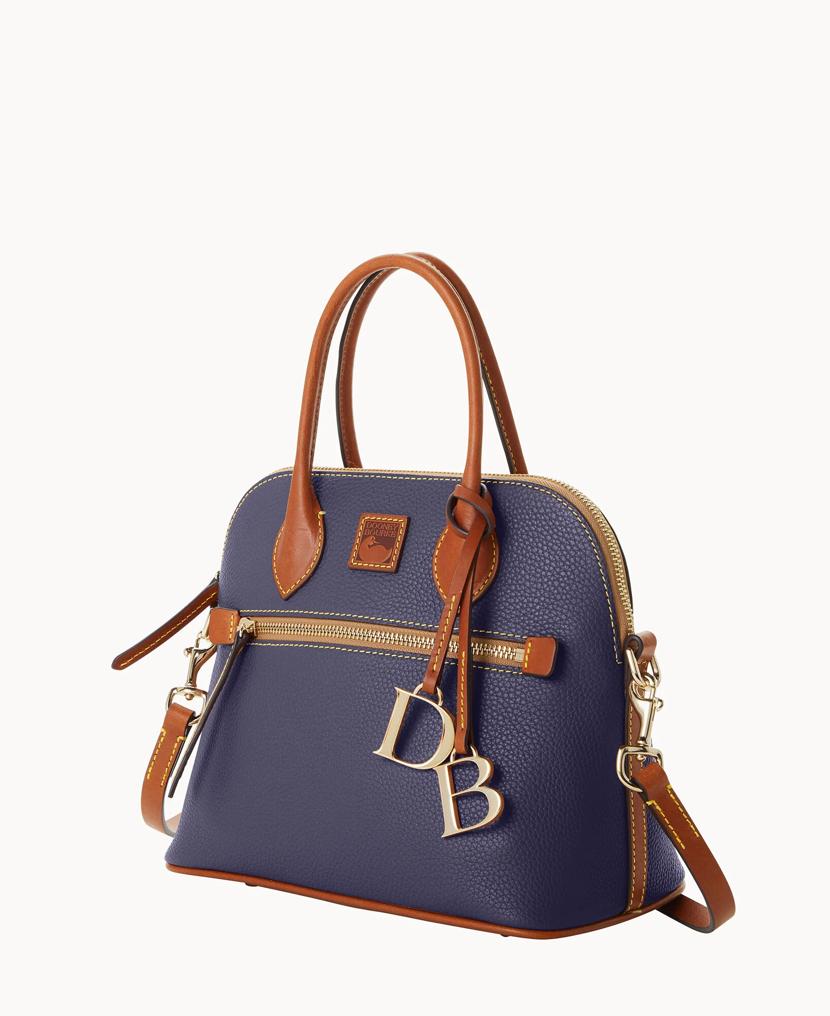 Pebble Grain Domed Satchel - Image 58