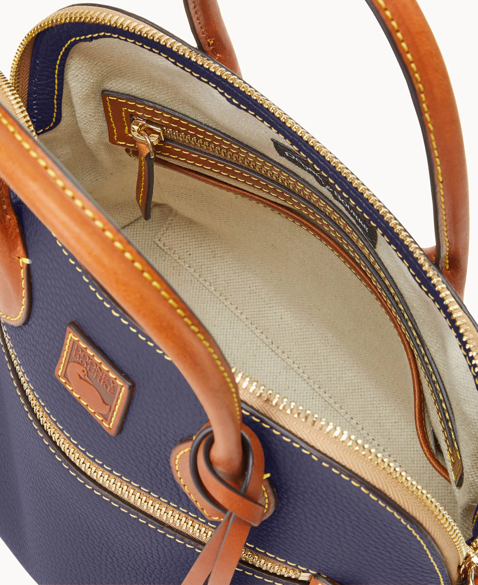 Pebble Grain Domed Satchel - Image 59