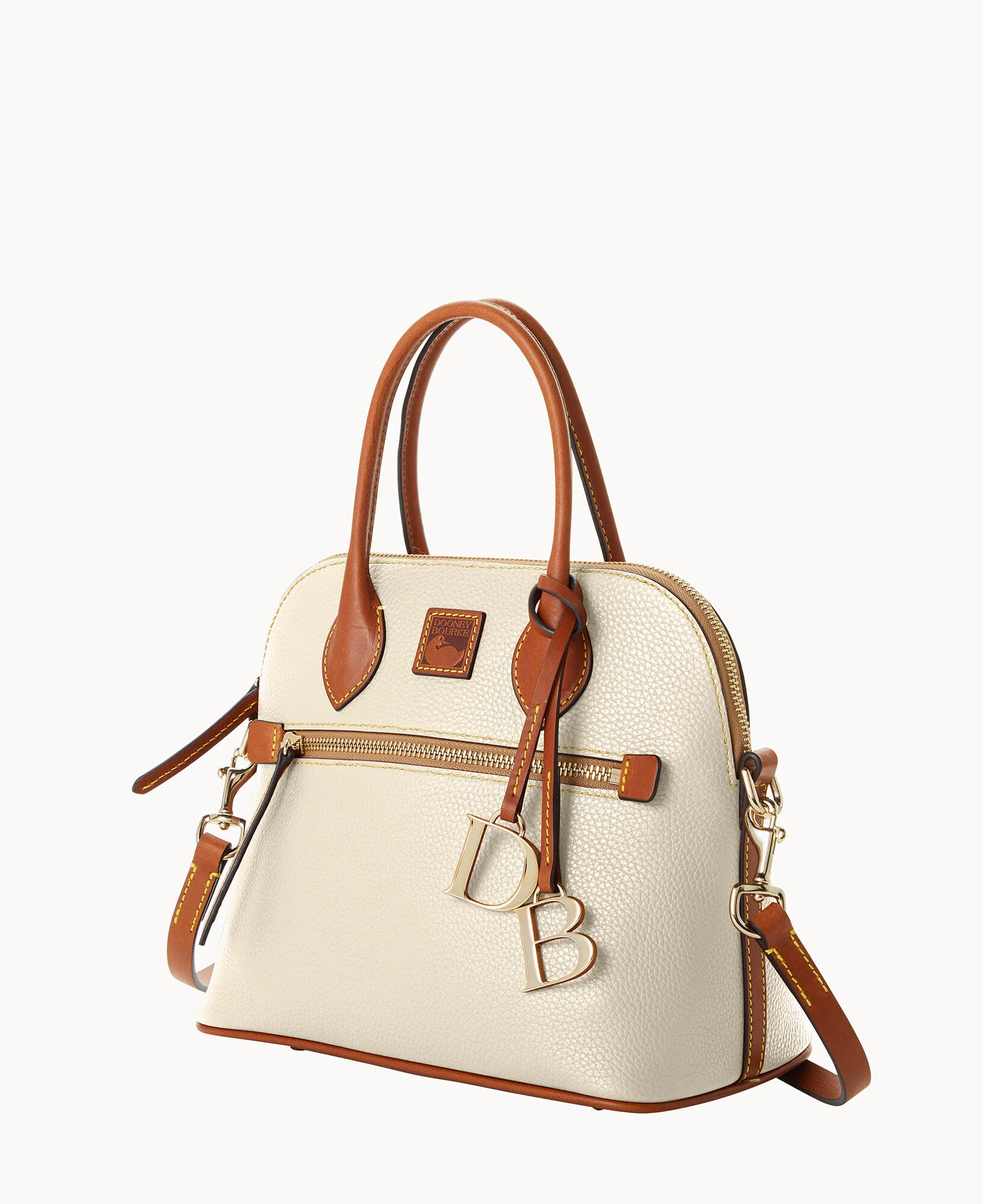 Pebble Grain Domed Satchel - Image 62