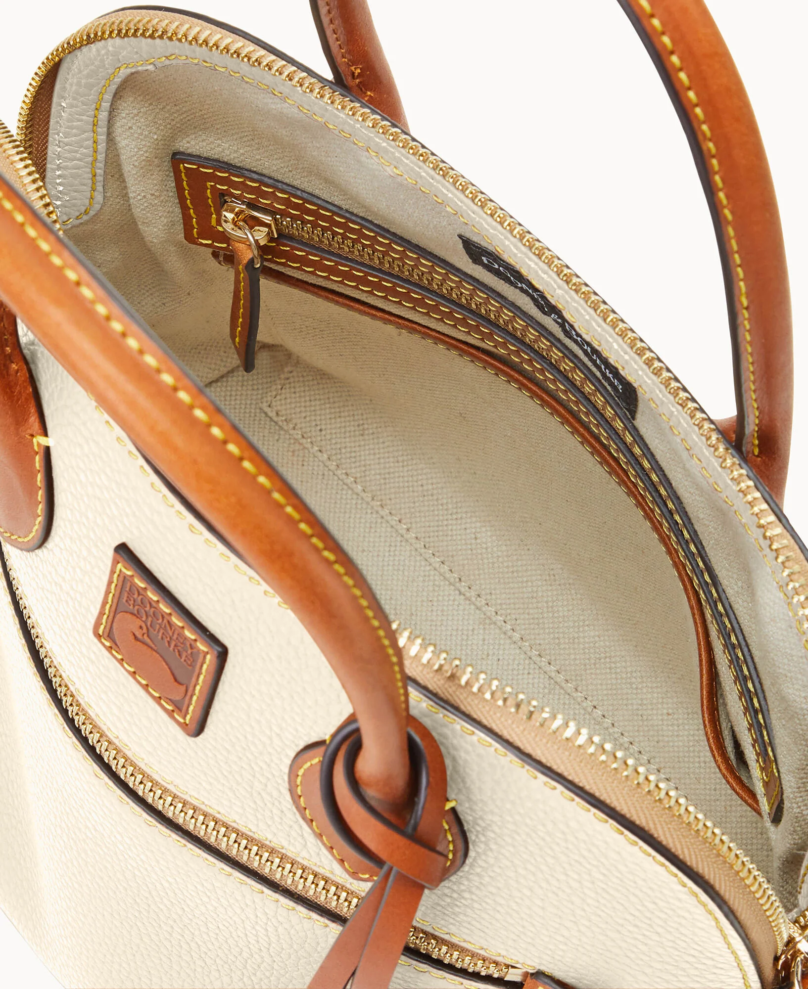 Pebble Grain Domed Satchel - Image 63
