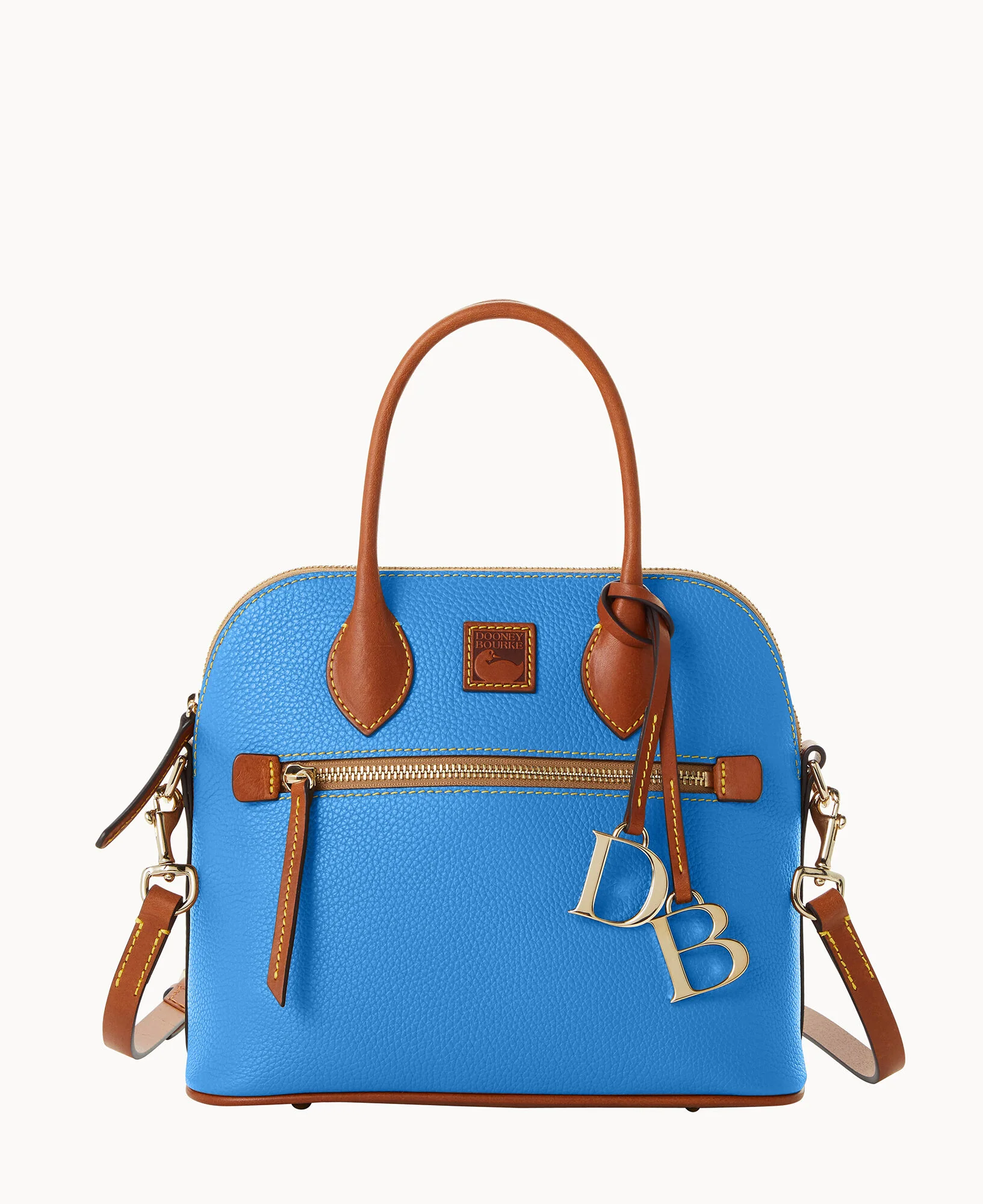 Pebble Grain Domed Satchel - Image 65