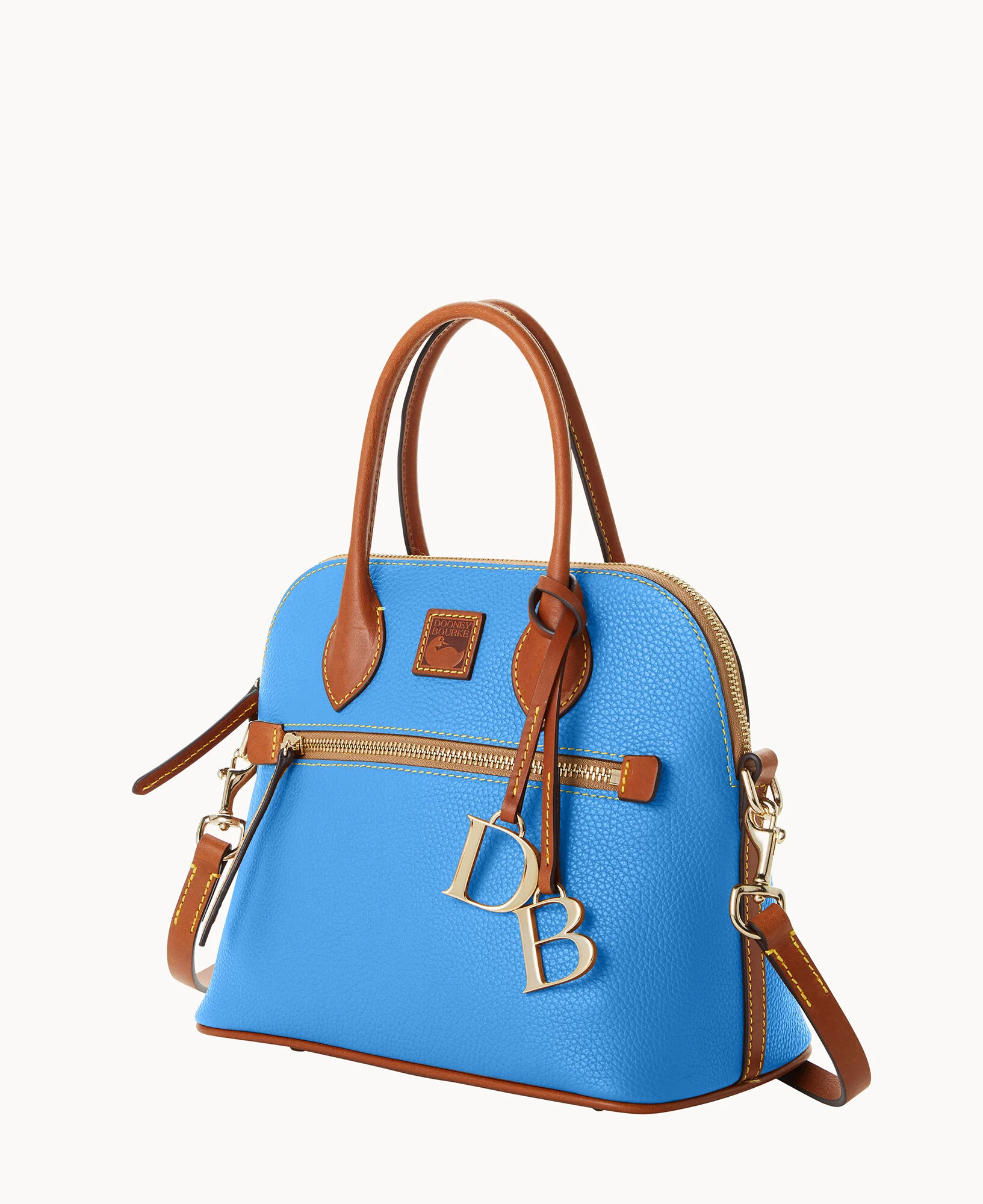 Pebble Grain Domed Satchel - Image 66