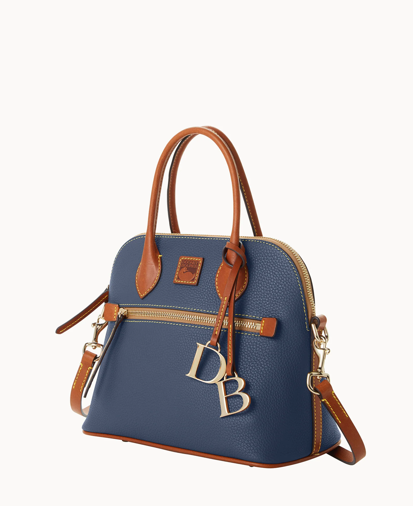 Pebble Grain Domed Satchel - Image 70