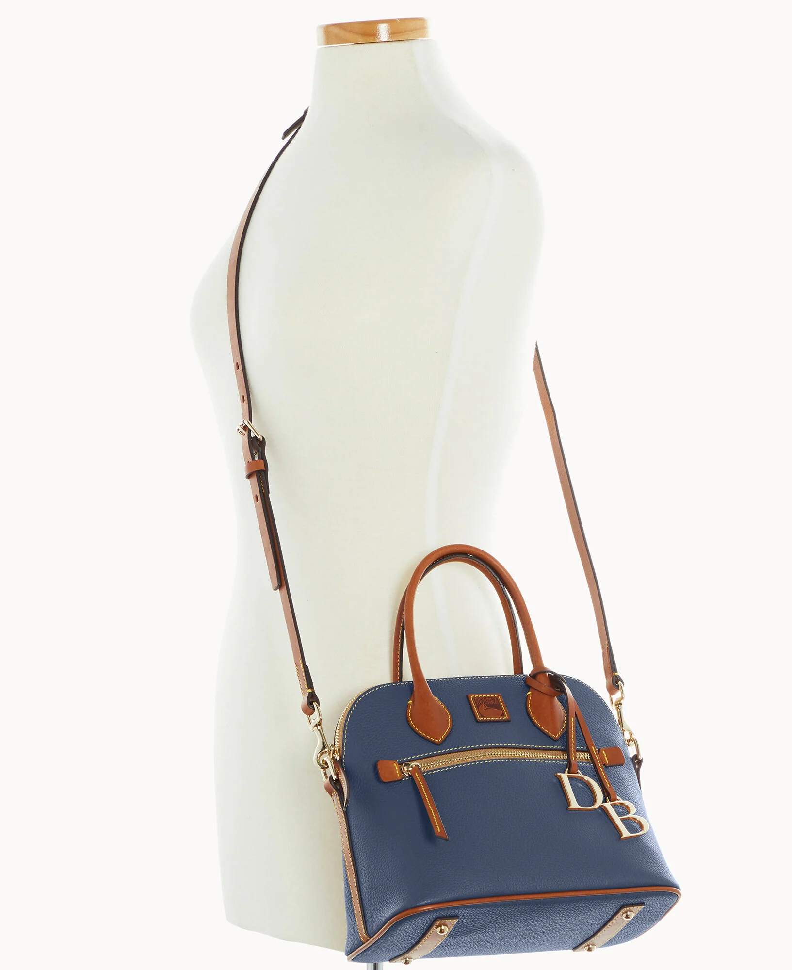 Pebble Grain Domed Satchel - Image 72