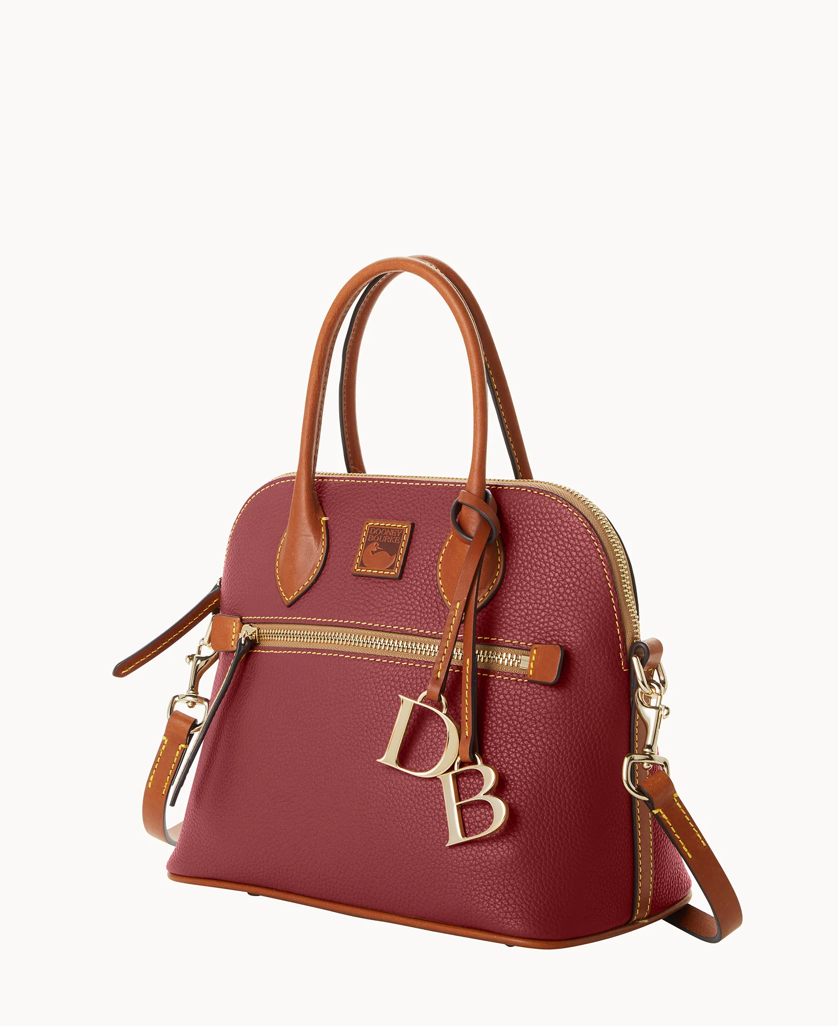 Pebble Grain Domed Satchel - Image 74