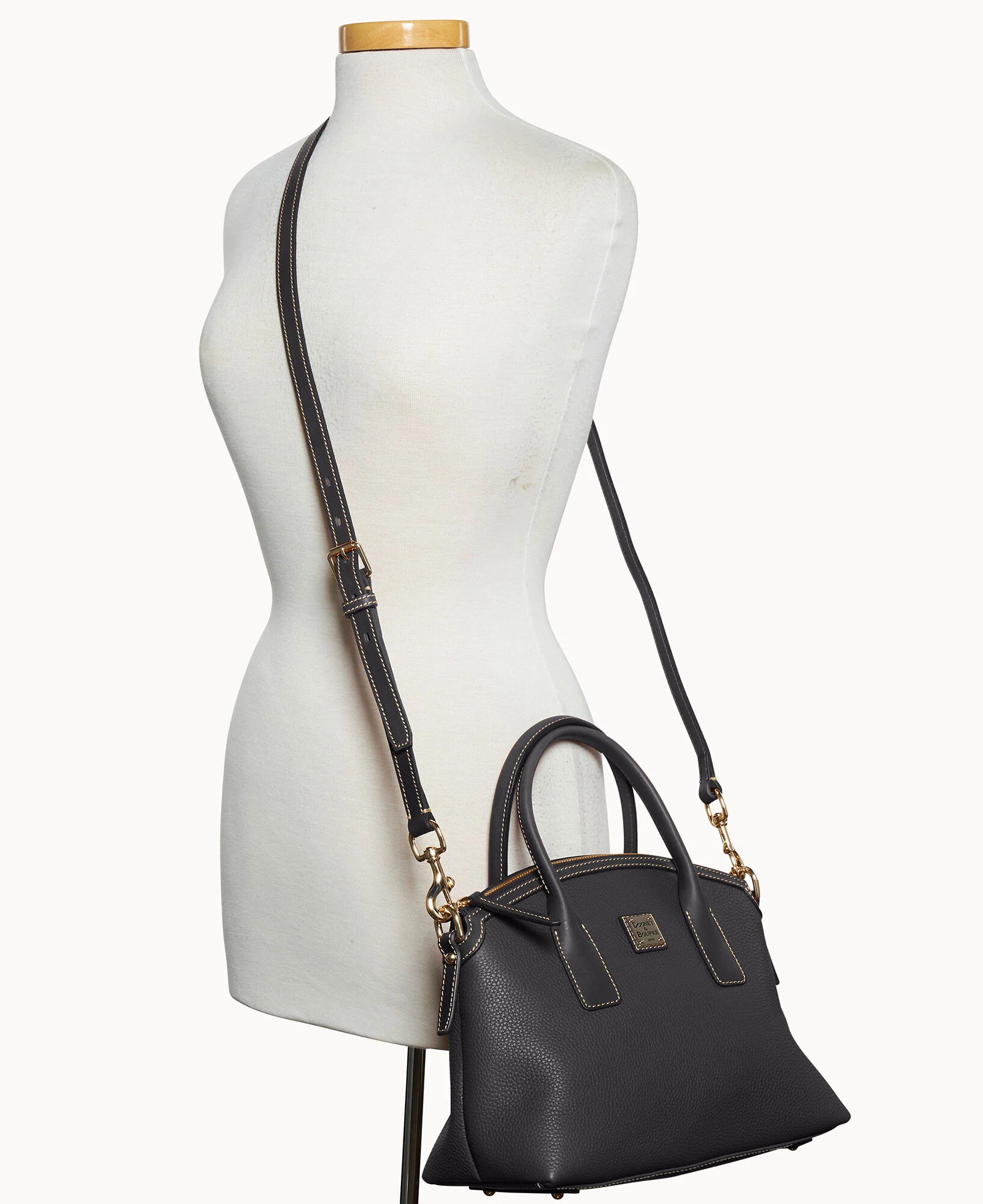 Pebble Grain Domed Satchel - Image 20