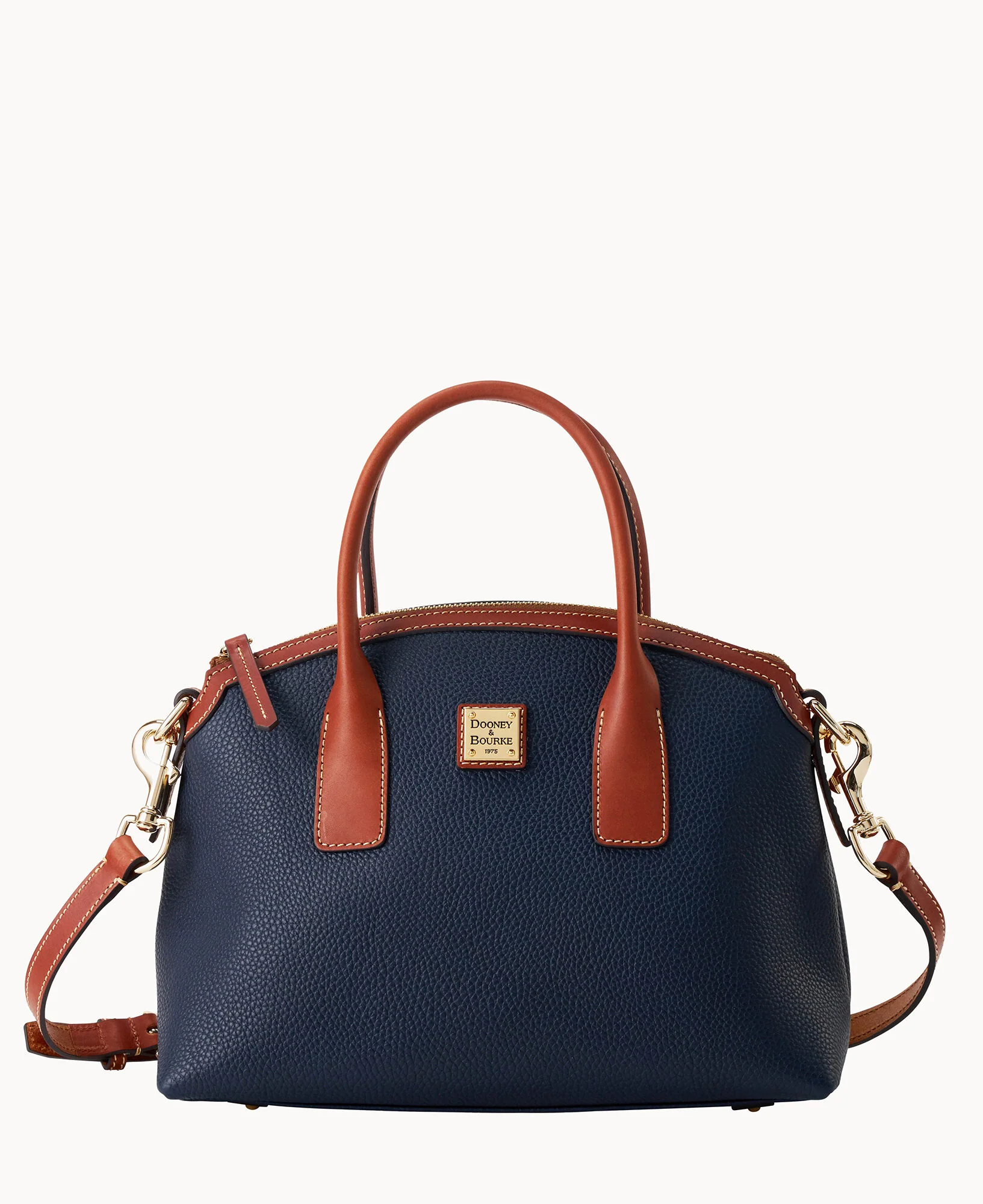 Pebble Grain Domed Satchel - Image 9