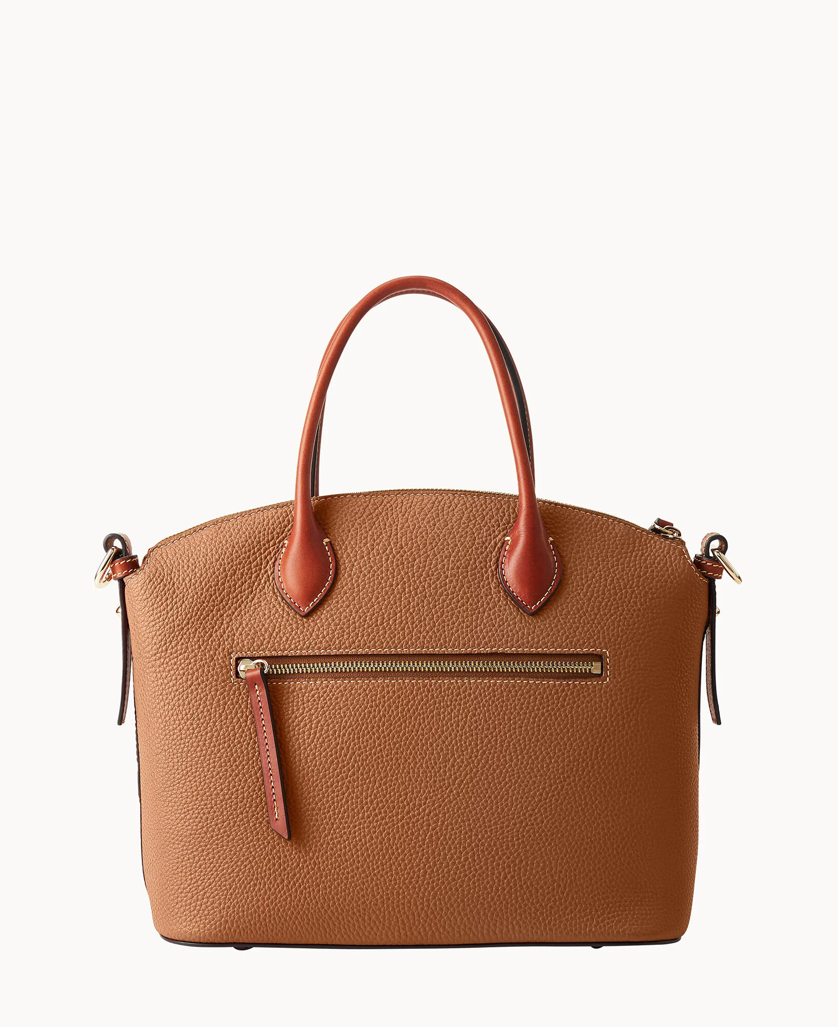 Pebble Grain Domed Satchel - Image 14