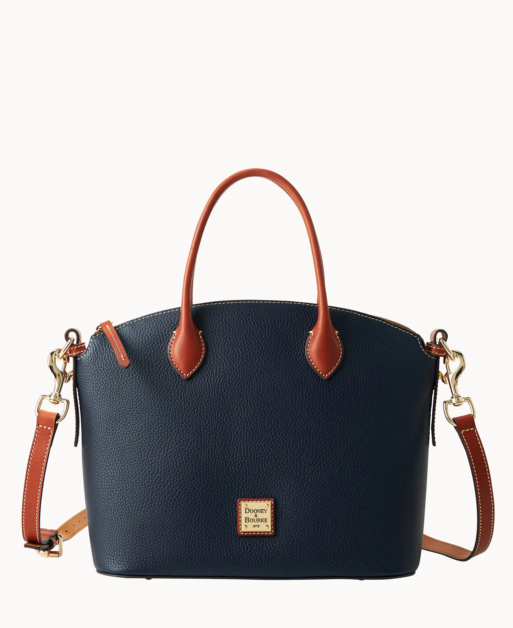 Pebble Grain Domed Satchel - Image 16