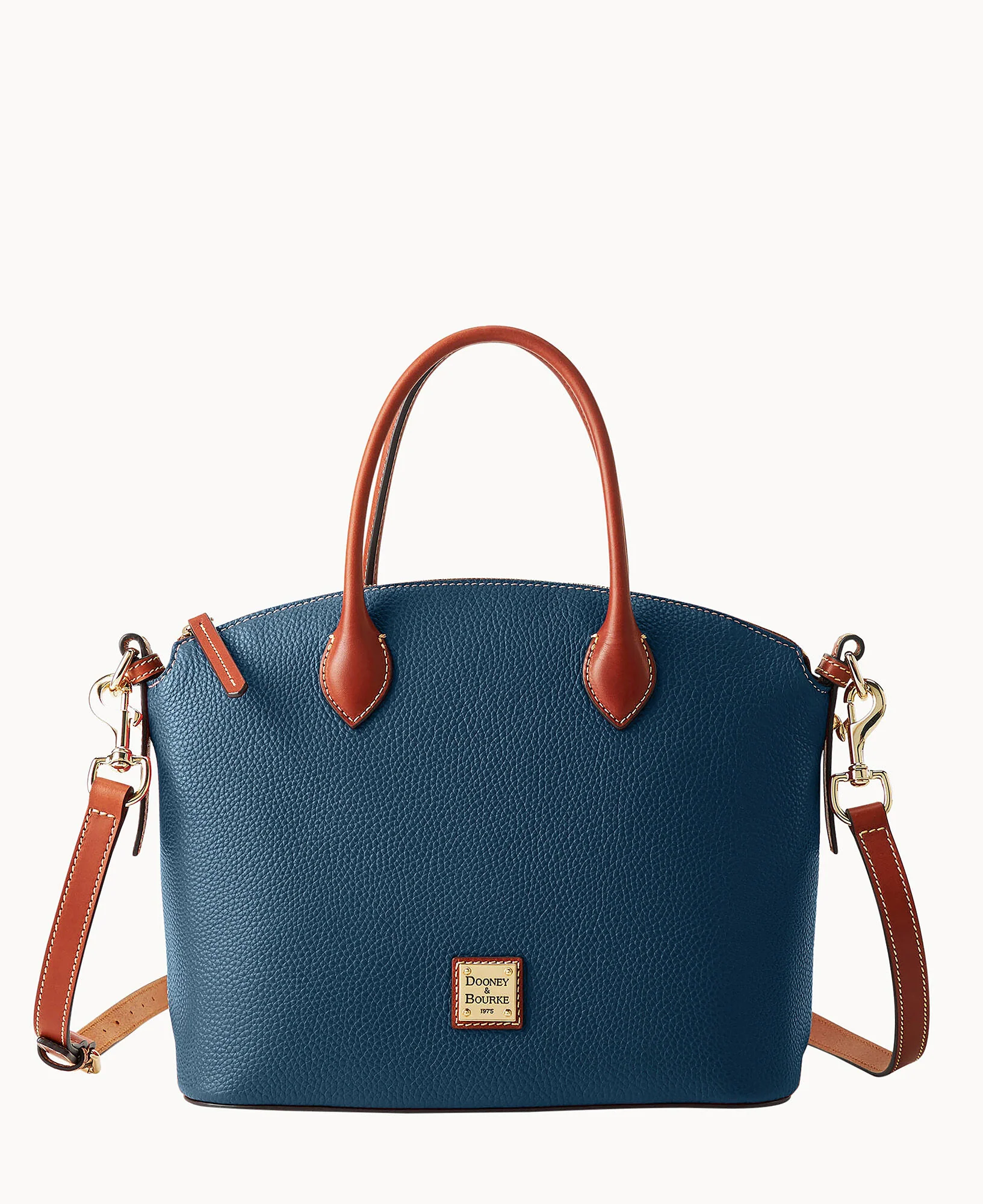 Pebble Grain Domed Satchel - Image 36