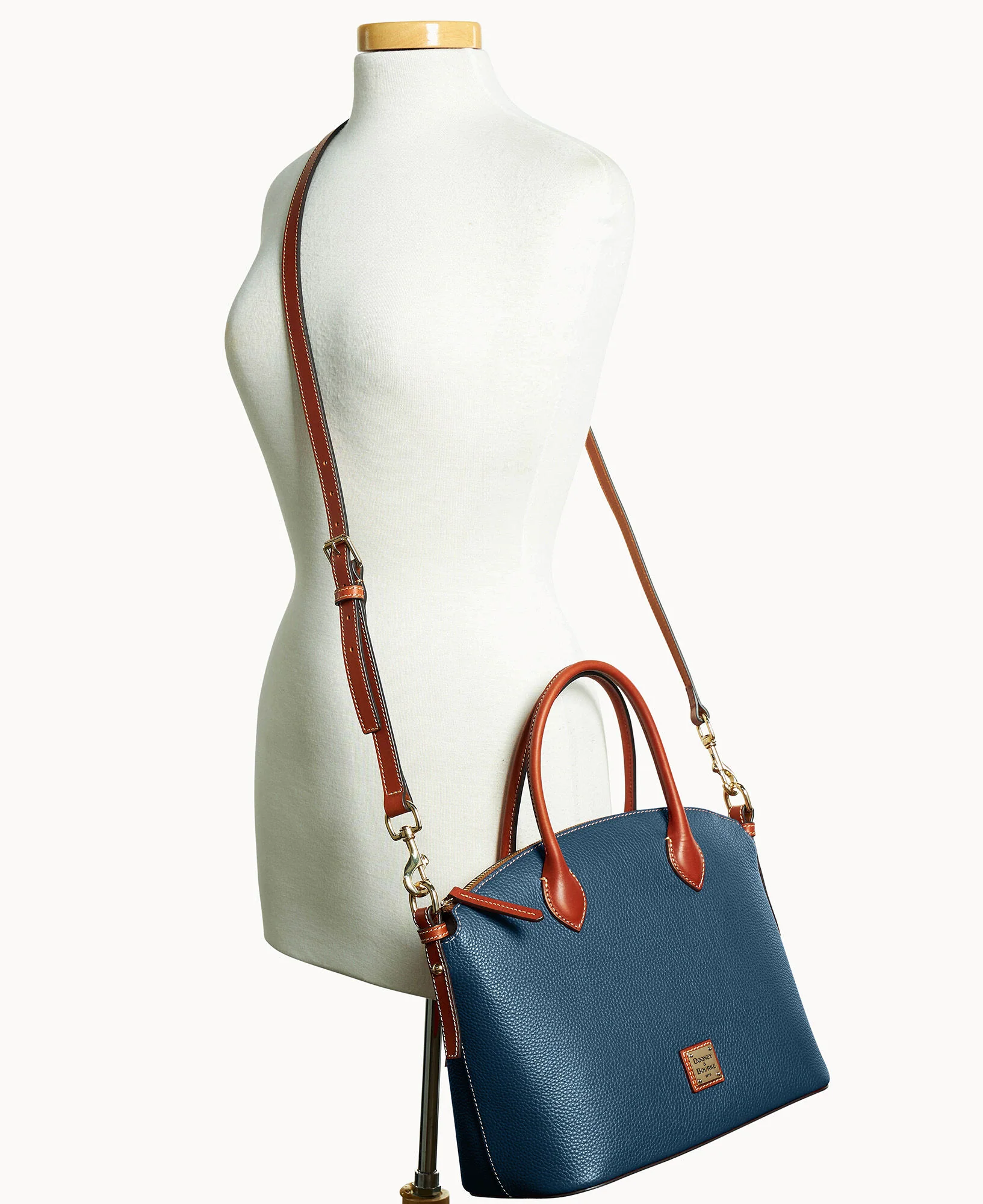 Pebble Grain Domed Satchel - Image 40