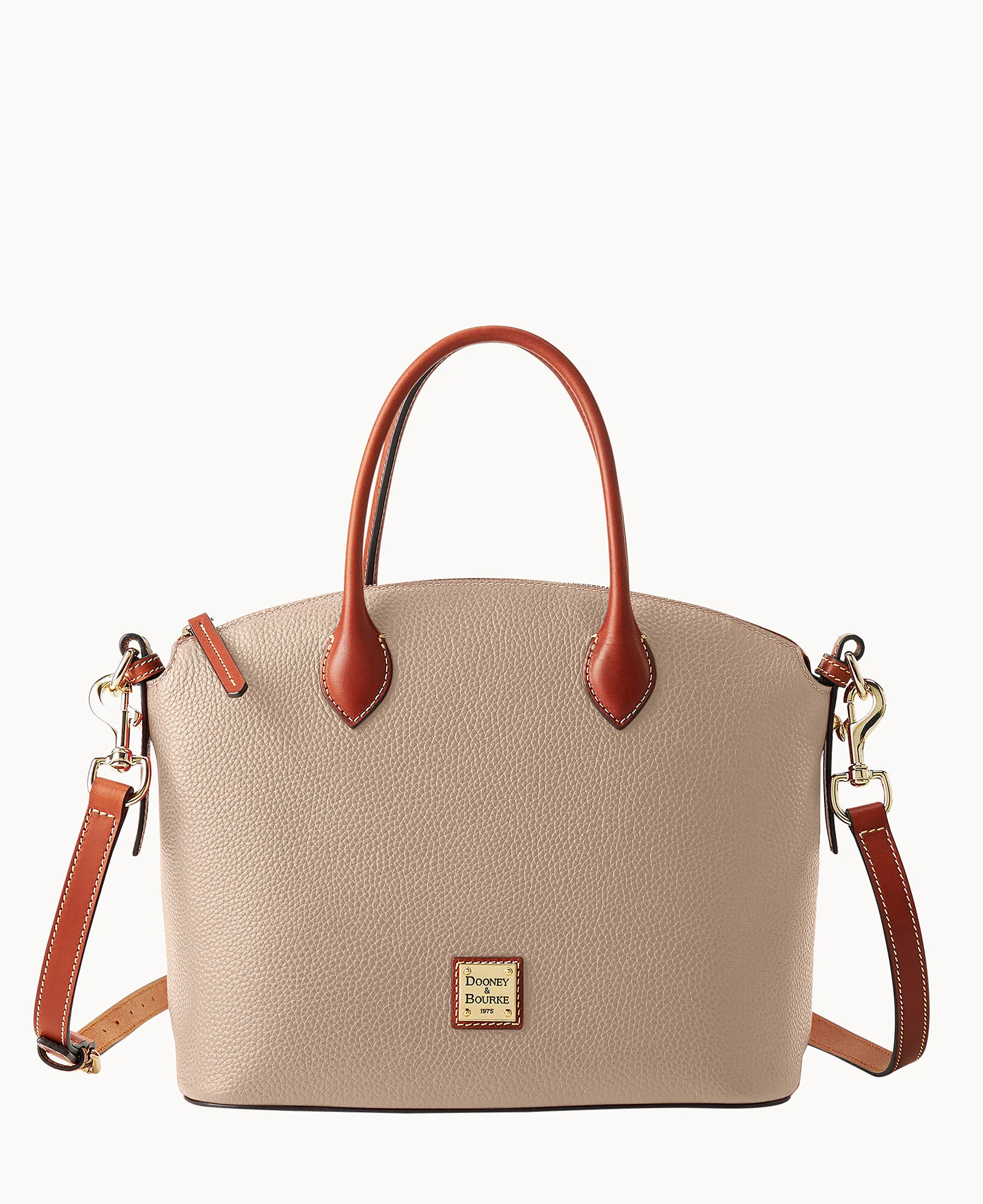 Pebble Grain Domed Satchel - Image 41