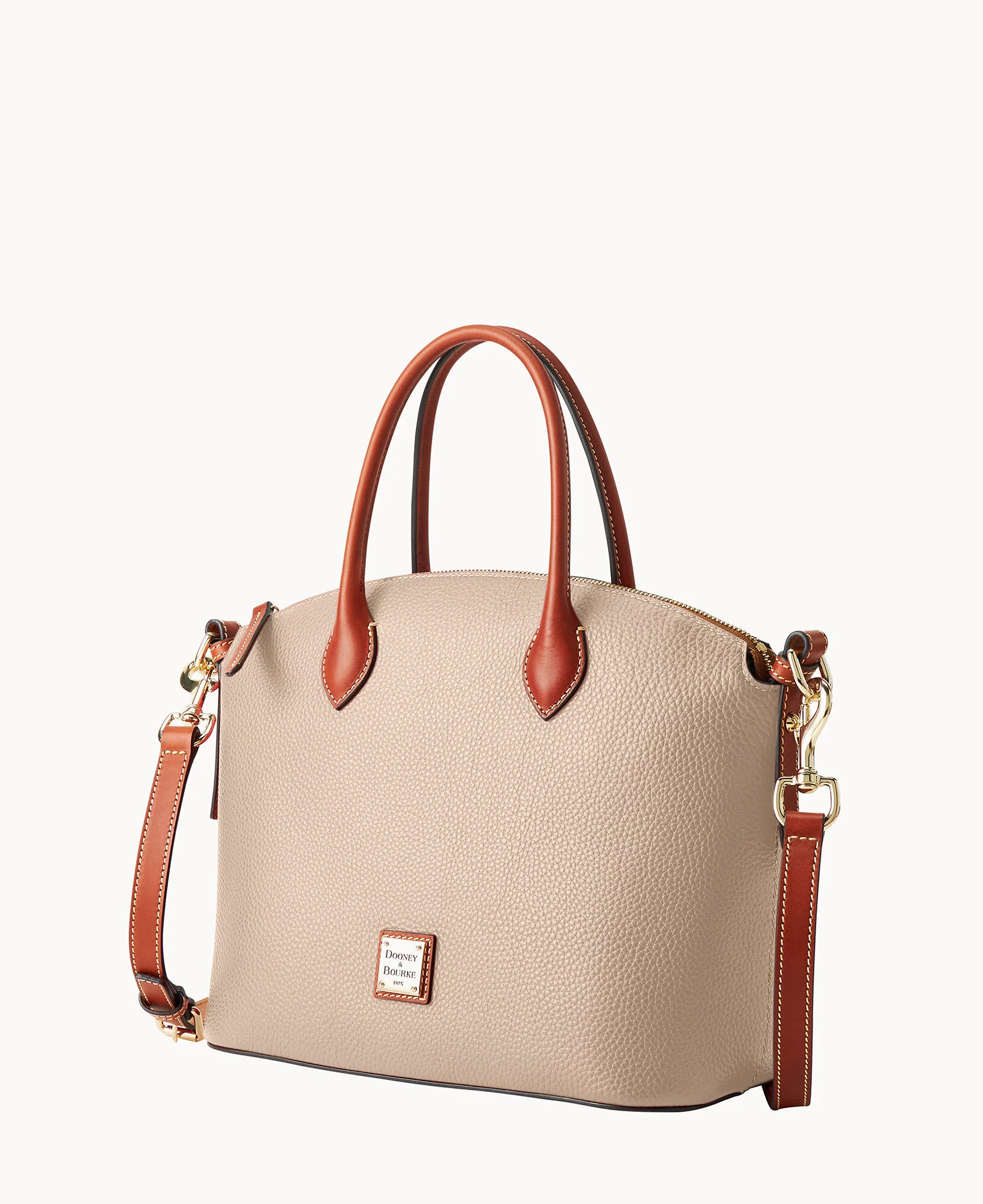 Pebble Grain Domed Satchel - Image 42