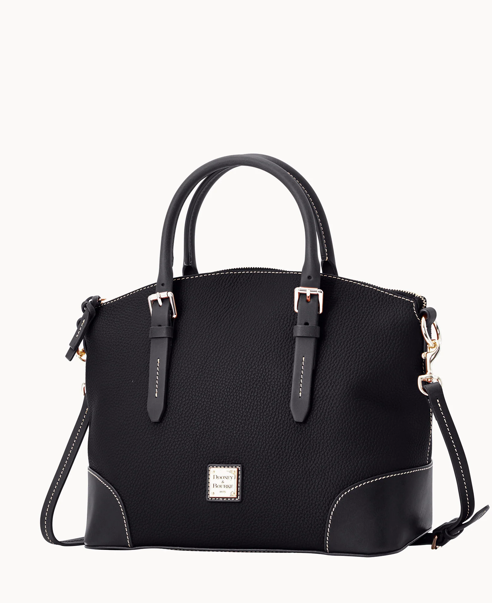 Pebble Grain Domed Satchel - Image 17