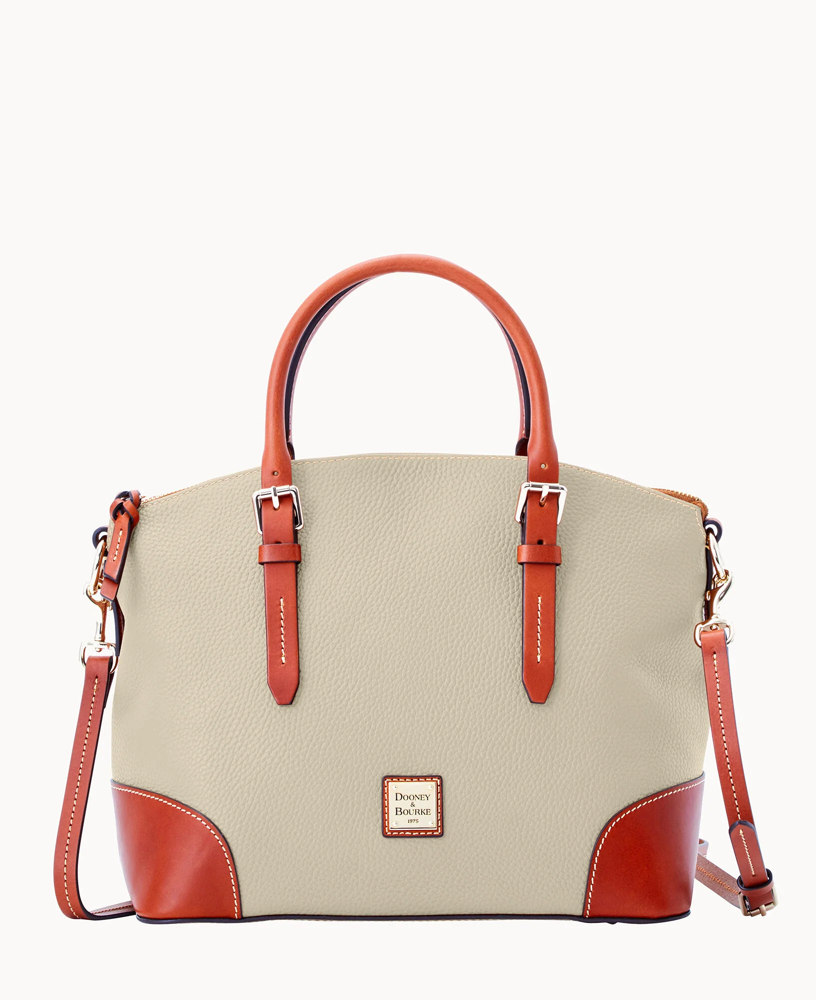 Pebble Grain Domed Satchel - Image 26