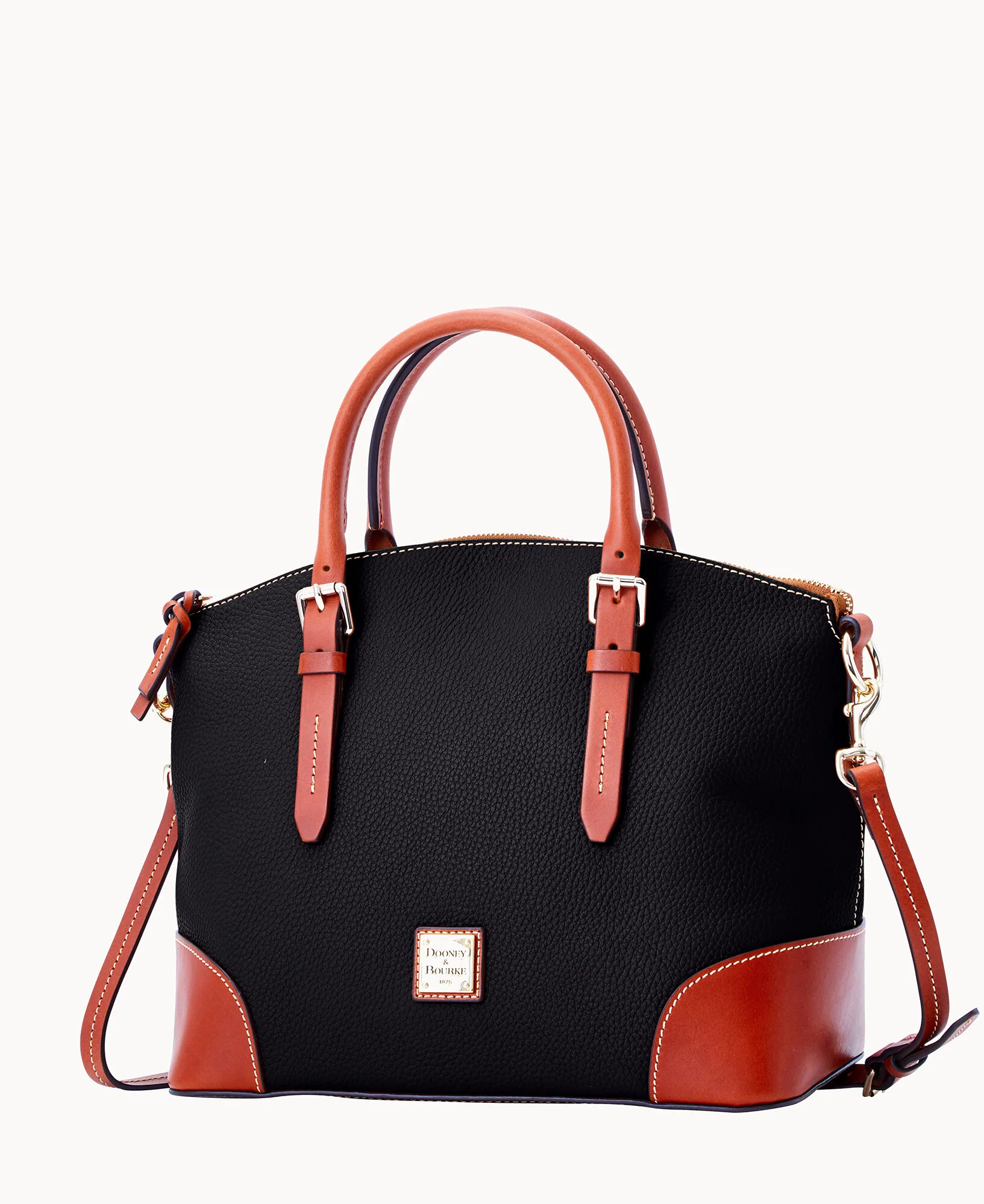 Pebble Grain Domed Satchel - Image 32