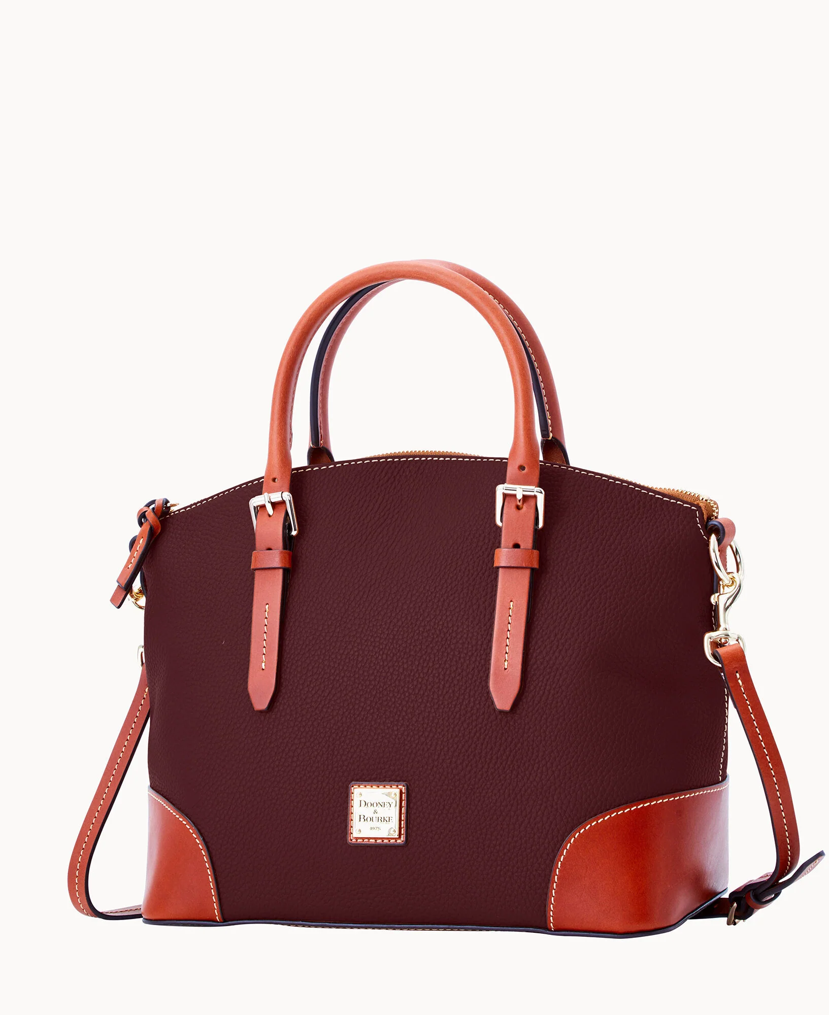 Pebble Grain Domed Satchel - Image 37