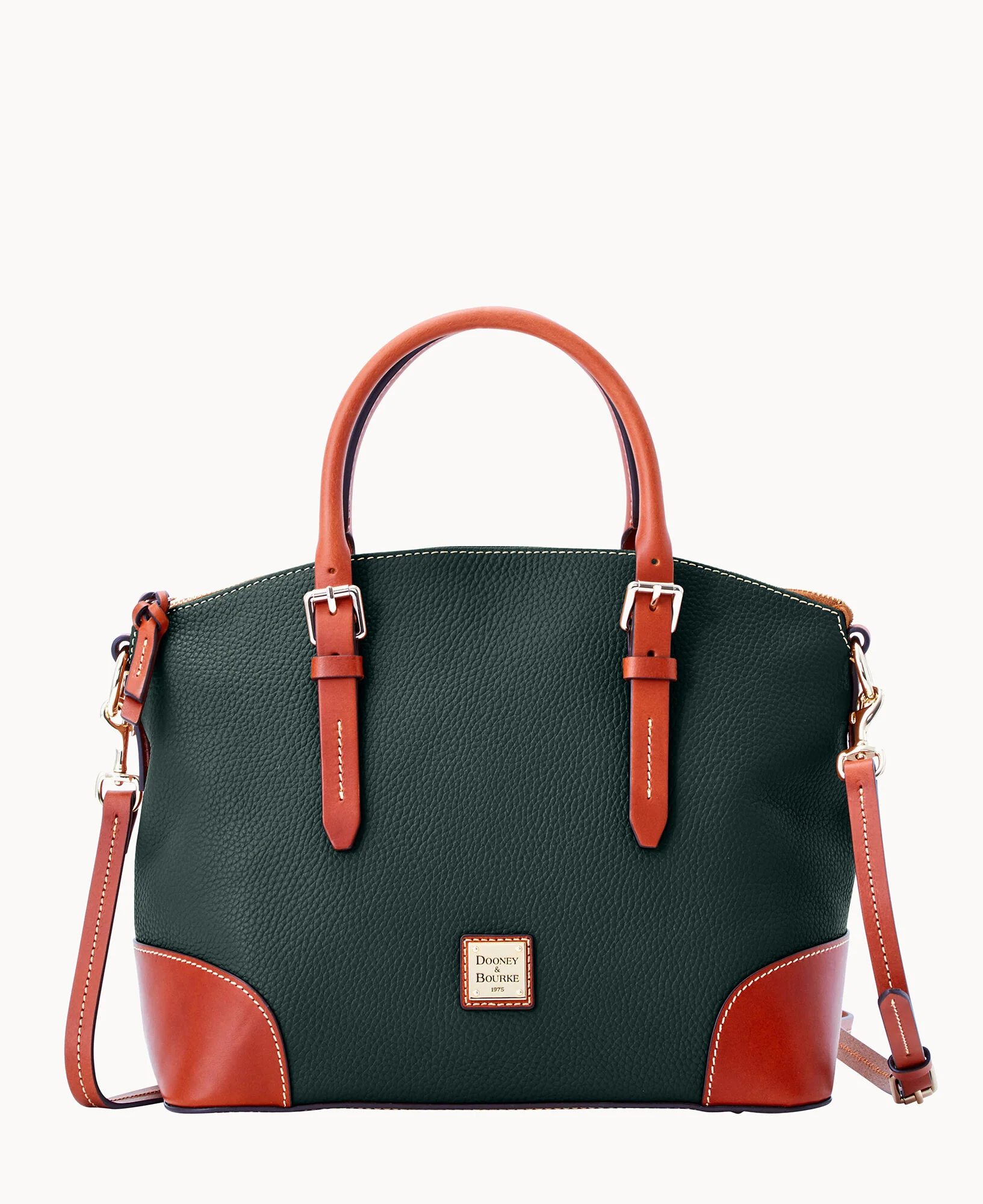 Pebble Grain Domed Satchel - Image 41