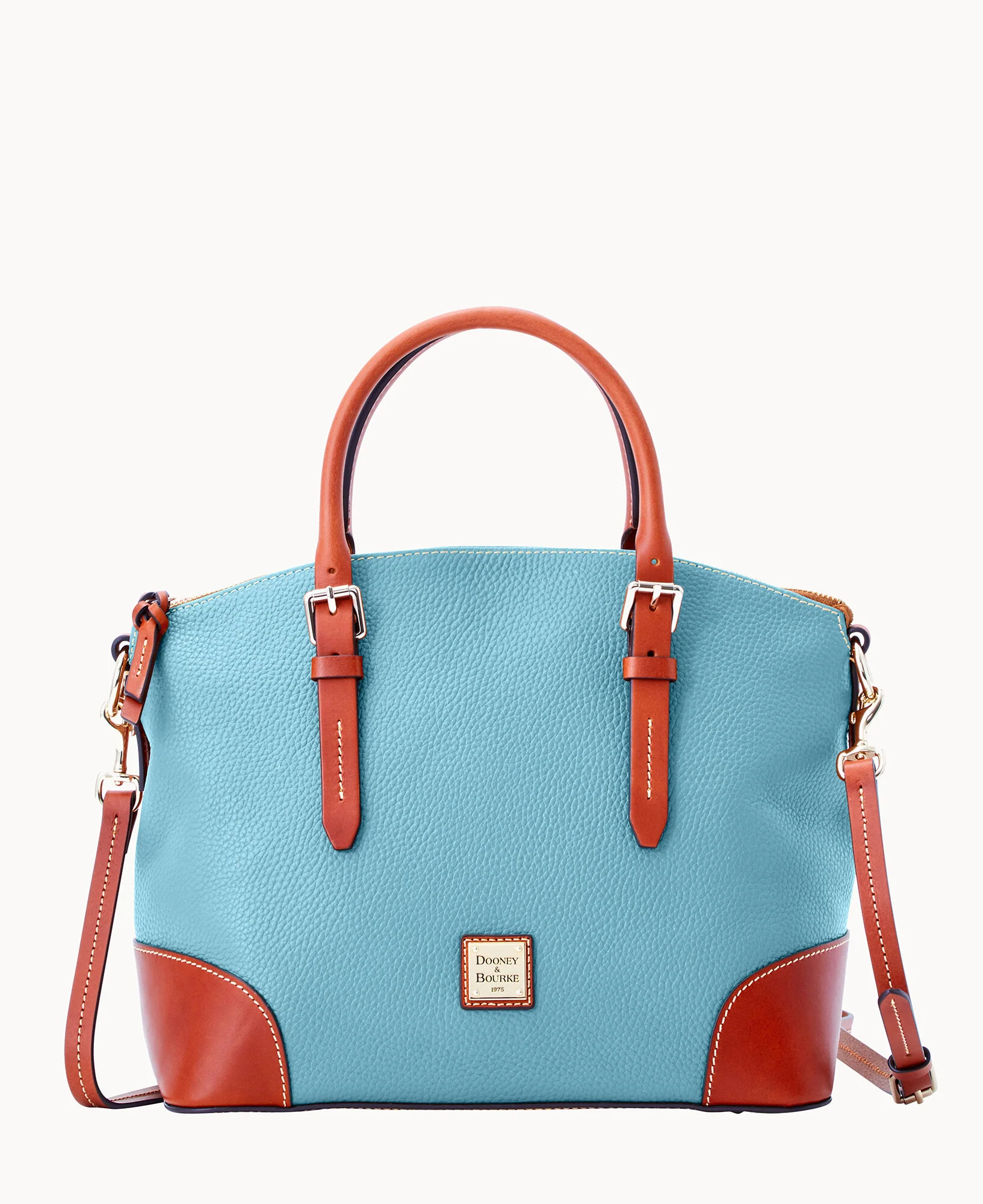 Pebble Grain Domed Satchel - Image 56