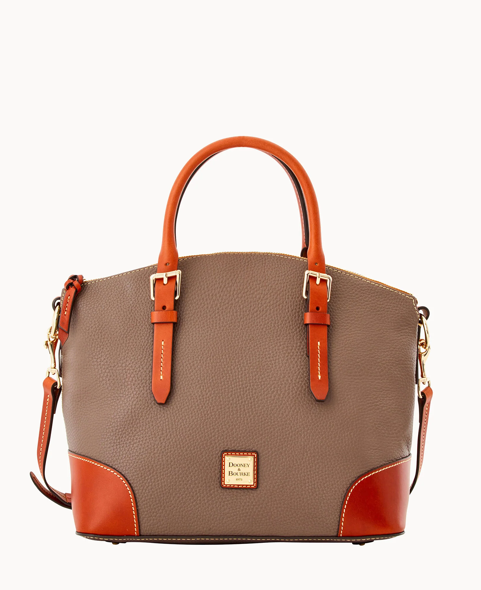Pebble Grain Domed Satchel - Image 66