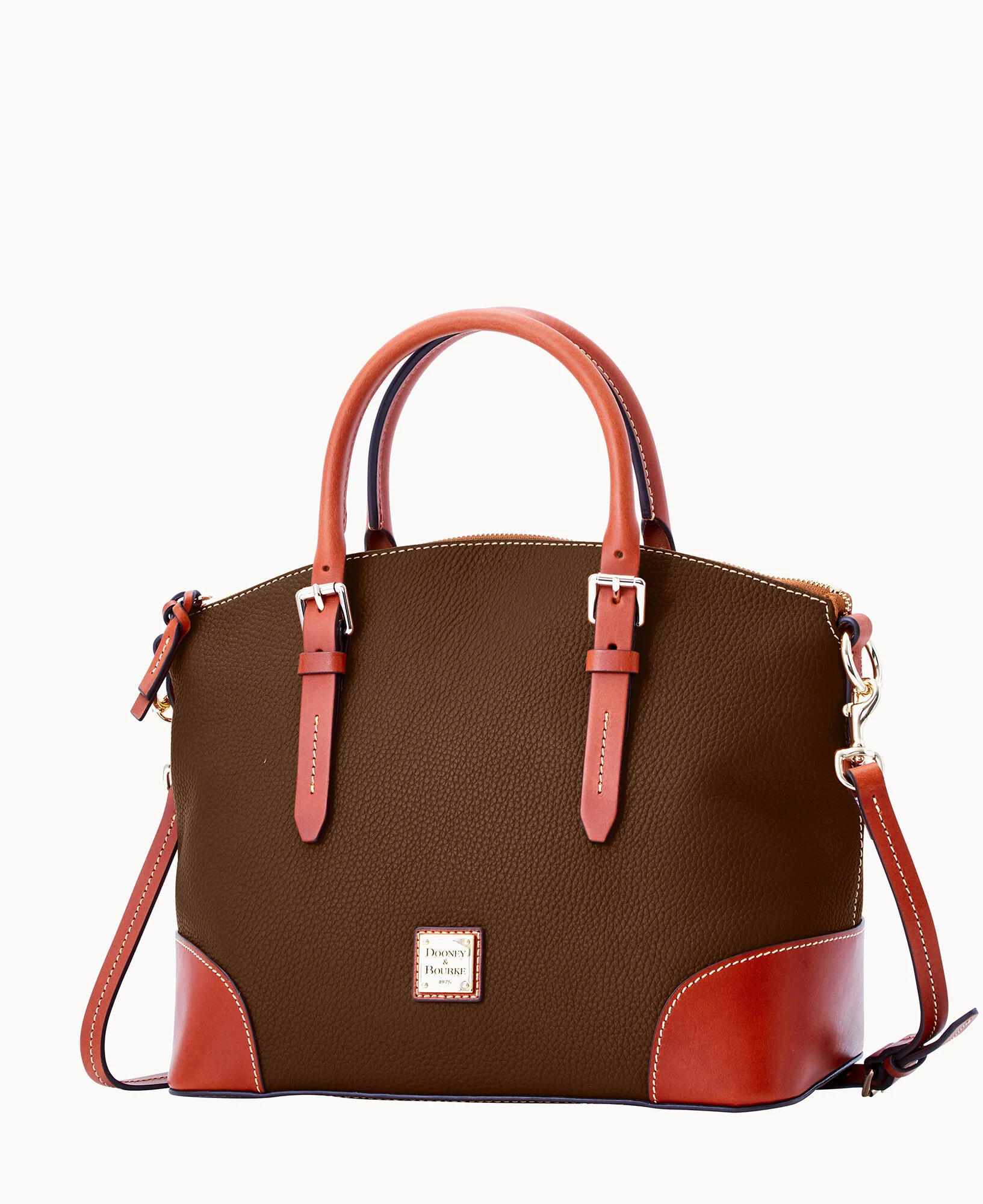 Pebble Grain Domed Satchel - Image 77