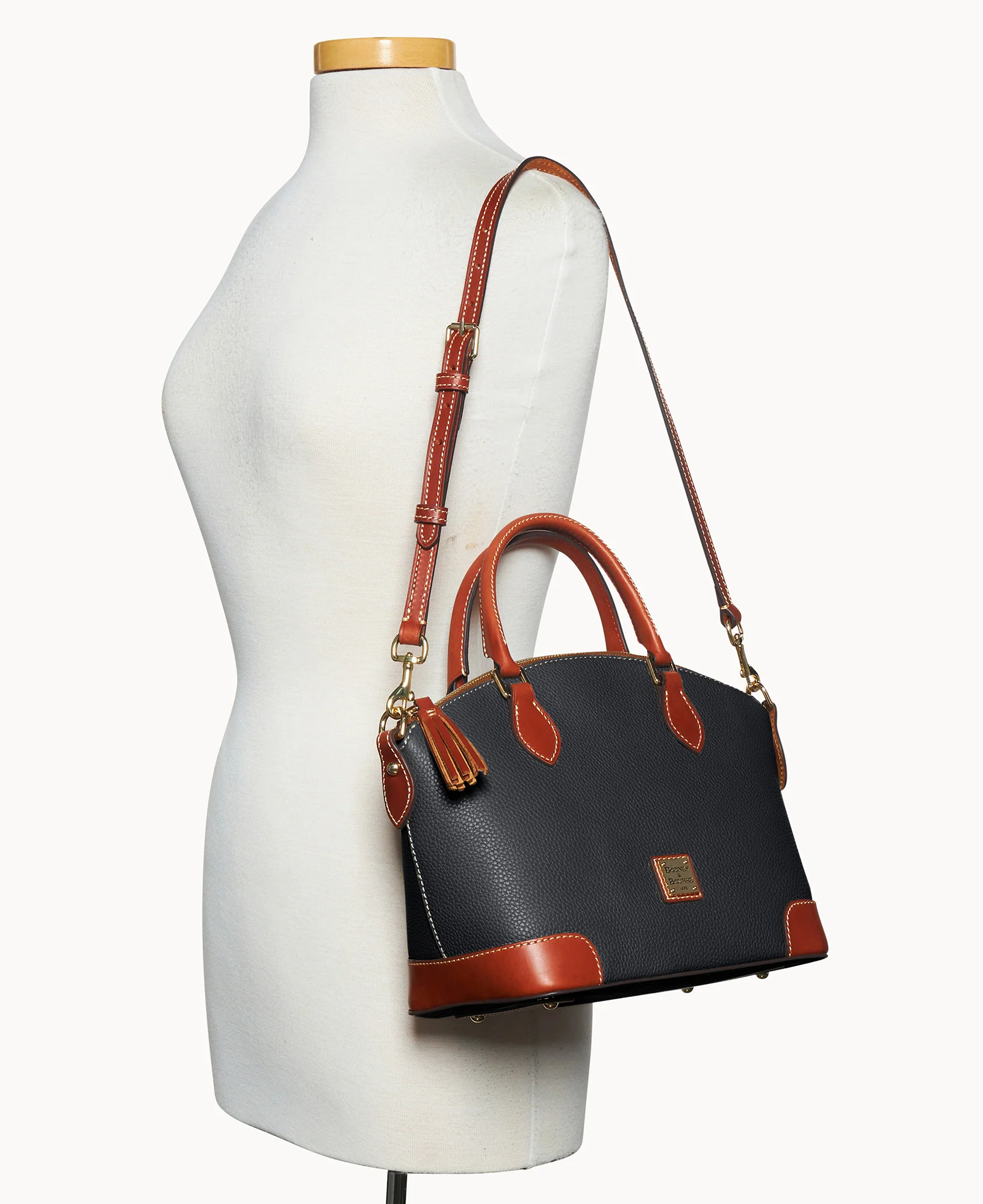 Pebble Grain Geena Satchel - Image 4
