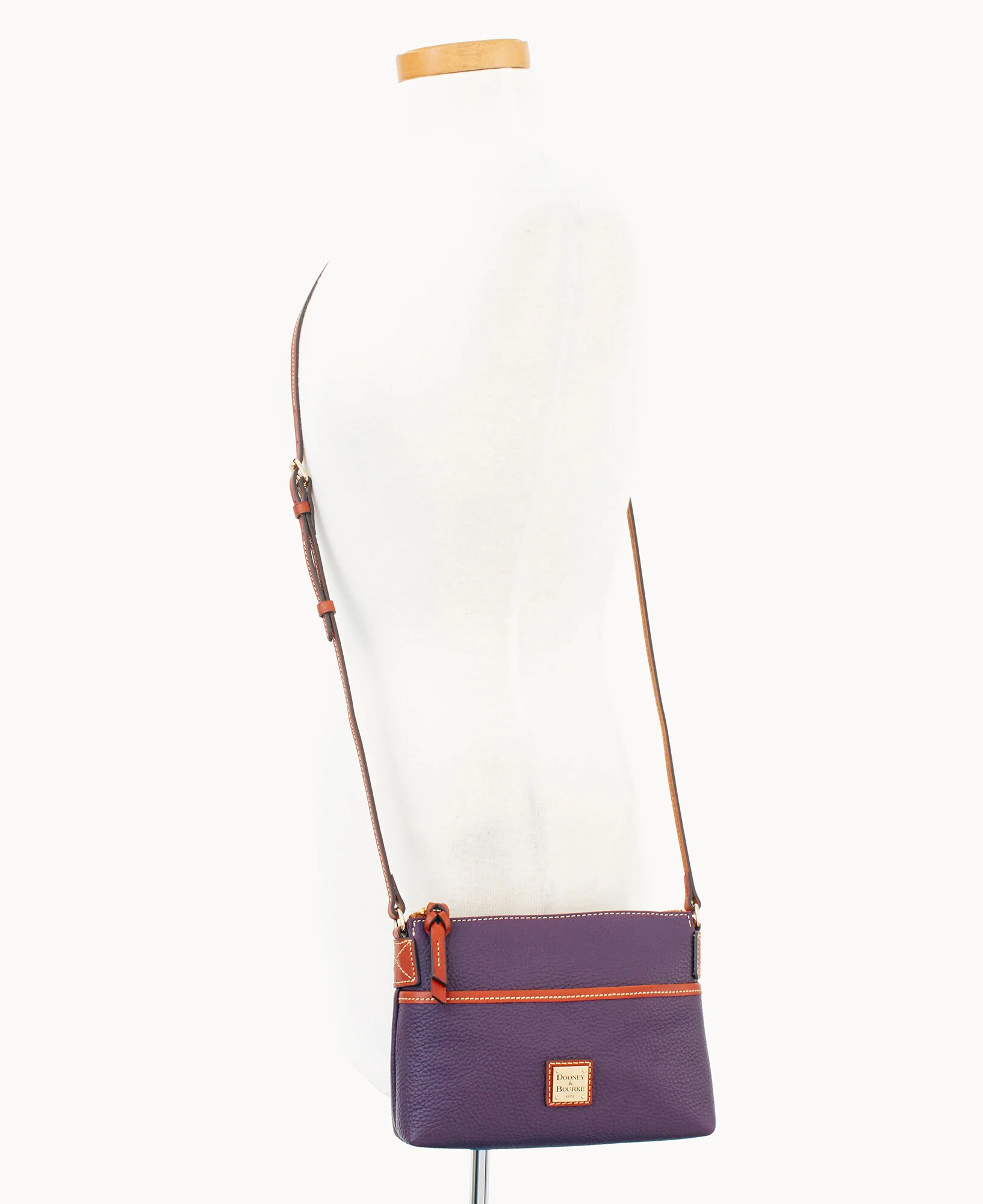 Pebble Grain Ginger Crossbody - Image 93