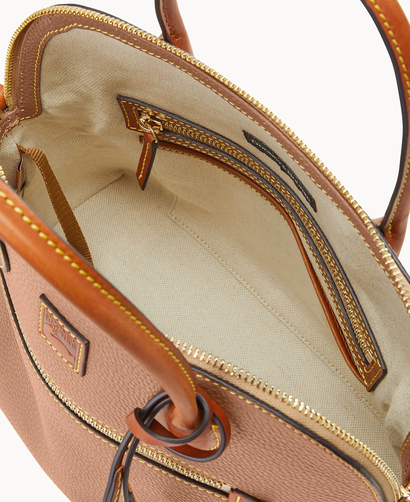 Pebble Grain Large Domed Satchel - Image 103