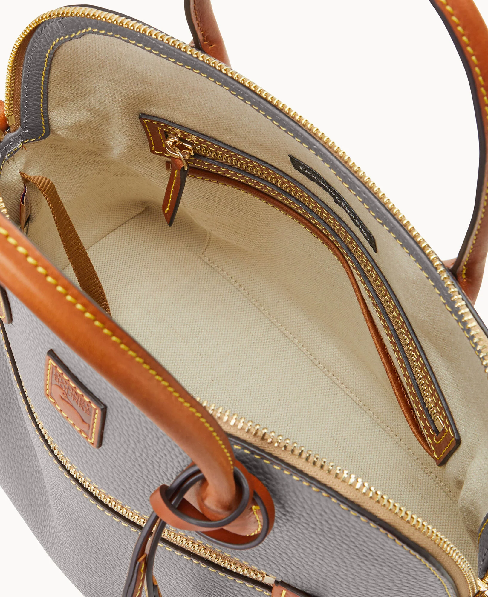 Pebble Grain Large Domed Satchel - Image 107