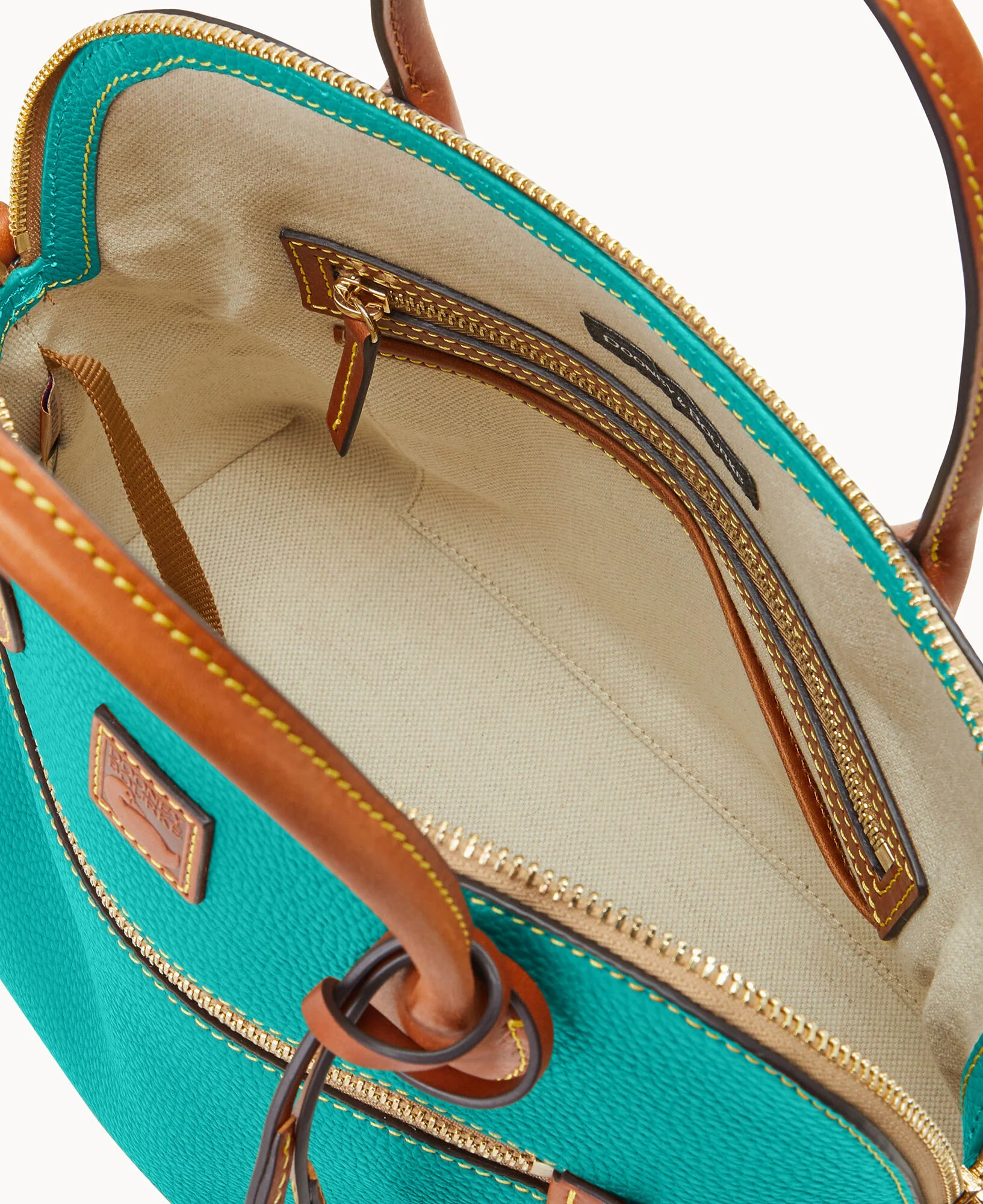 Pebble Grain Large Domed Satchel - Image 11
