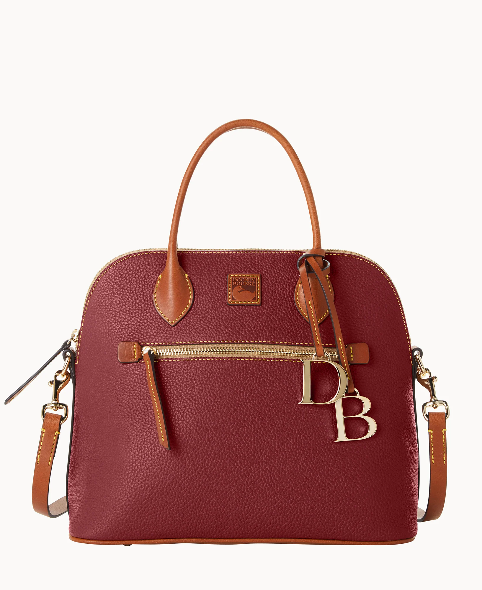 Pebble Grain Large Domed Satchel - Image 113